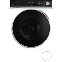 MediaMarkt SHARP ESNFB014CWNABX Wasmachine - Voorlader - 10 kg - 1330 rpm - 75 dB(A) aanbieding