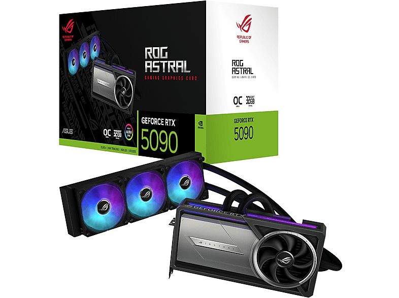 ASUS ROG-ASTRAL-LC-RTX5090-O32G-GAMING (NVIDIA, Grafikkarte)