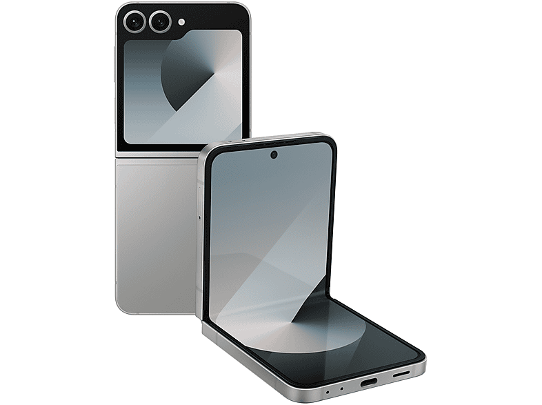 SAMSUNG Galaxy Z Flip6, Plata, Móvil Android, 256 GB, 12 GB RAM, 6,7 " Dynamic AMOLED 2X, Gorilla Glass Victus 2, 120 Hz, Snapdragon, 8 Gen 3, 4000 mAh