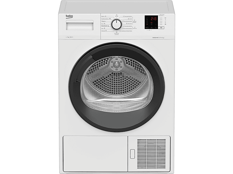 Secadora BEKO DHS7413GA0, Bomba de calor, kg, 15 programas