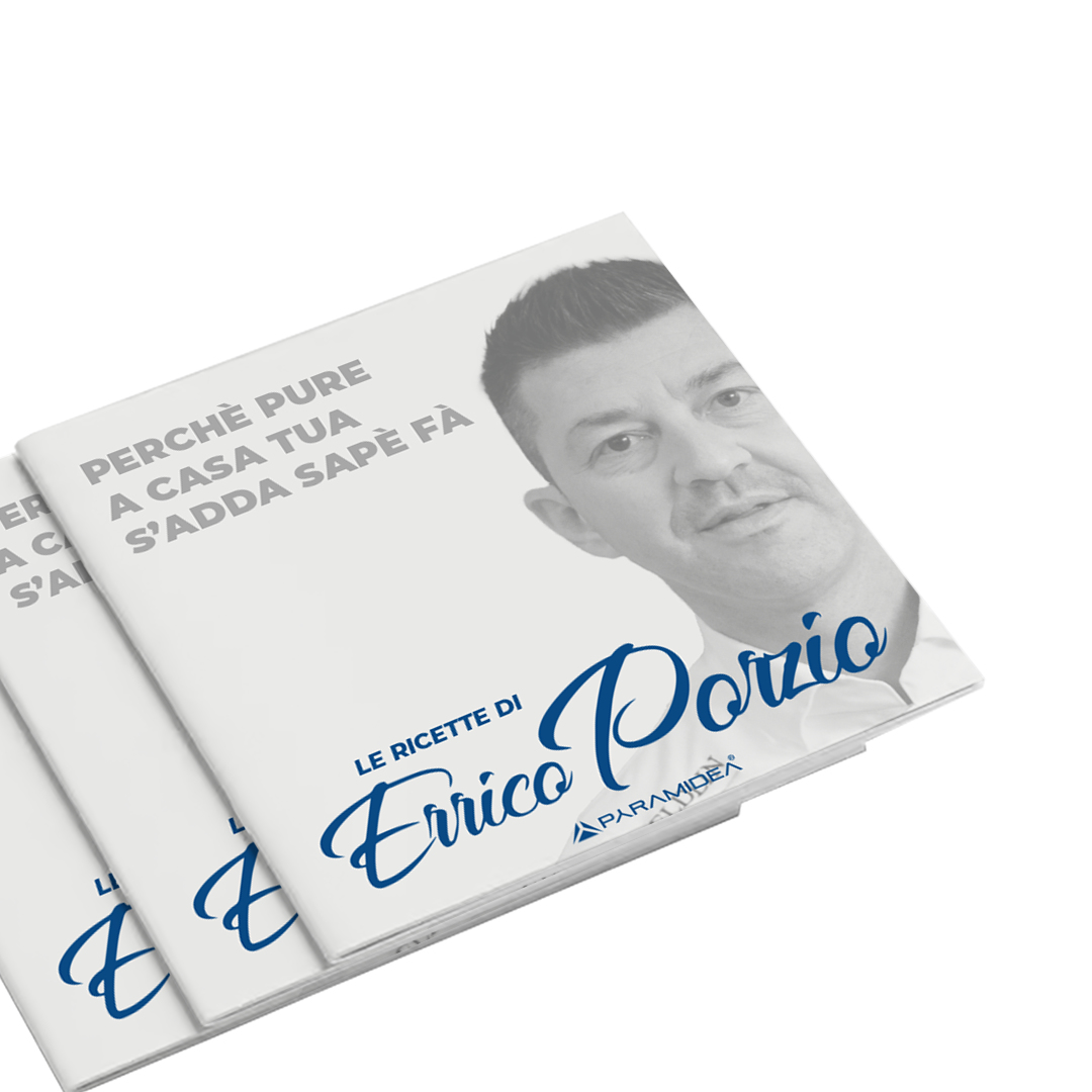 Tre libri con la copertina che mostra un ritratto e il nome 'Errico Porzio'.