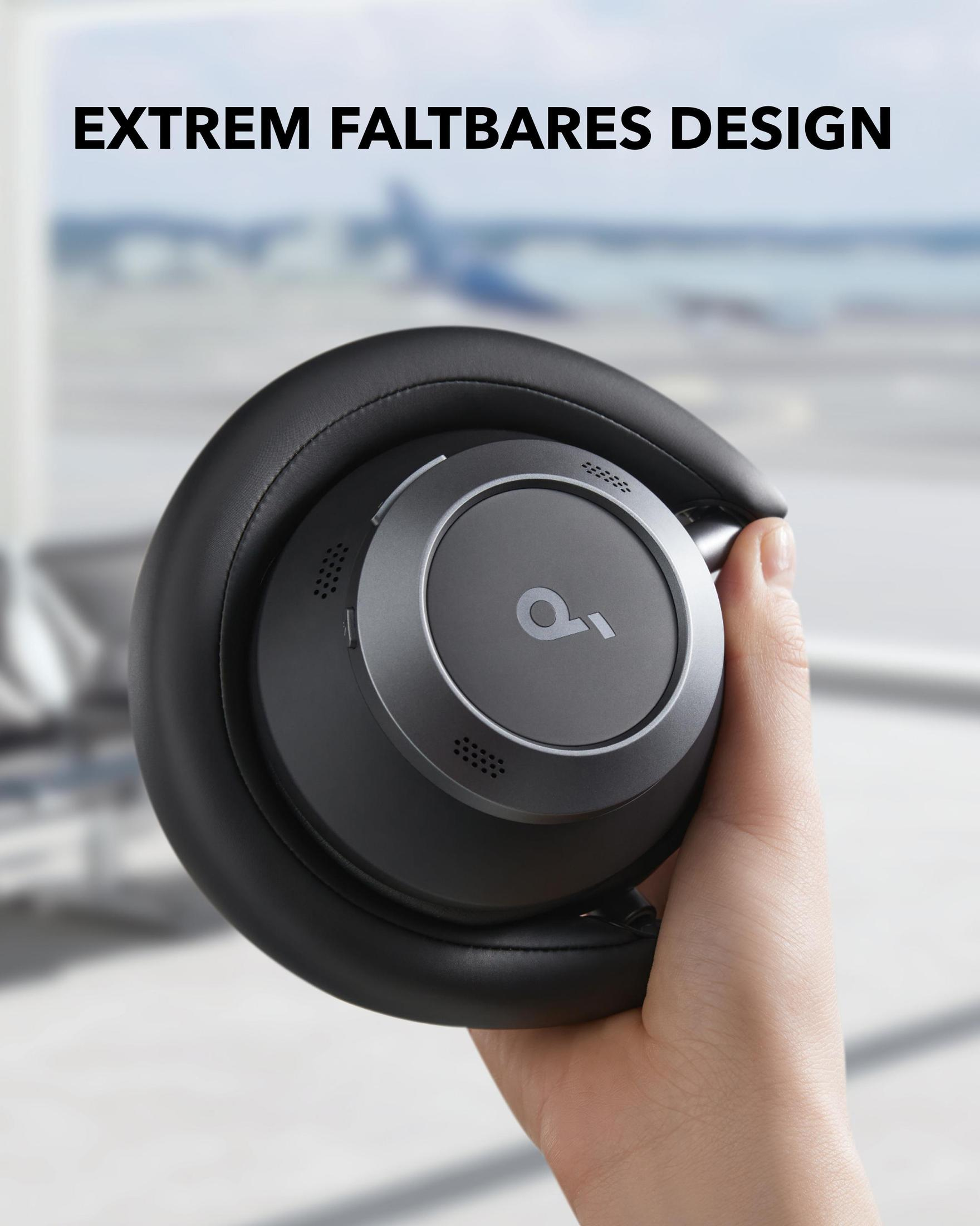 SOUNDCORE BY ANKER SPACE ONE PRO BLACK, Over-ear Kopfhörer