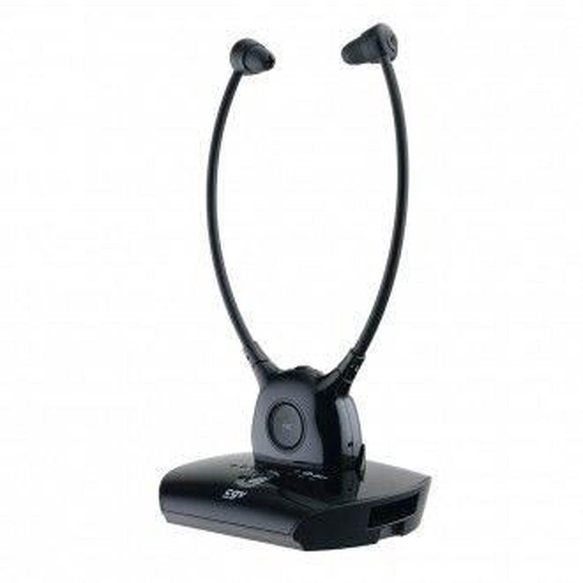 Cuffie TV wireless con una stazione base.