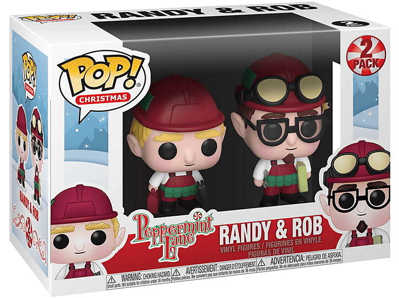 特撮 Pop Peppermint Lane Randy &amp; Rob Vinyl Figure 2-Pack 特撮 Pop Peppermint Lane Randy & Rob Vinyl Figure 2-Pack