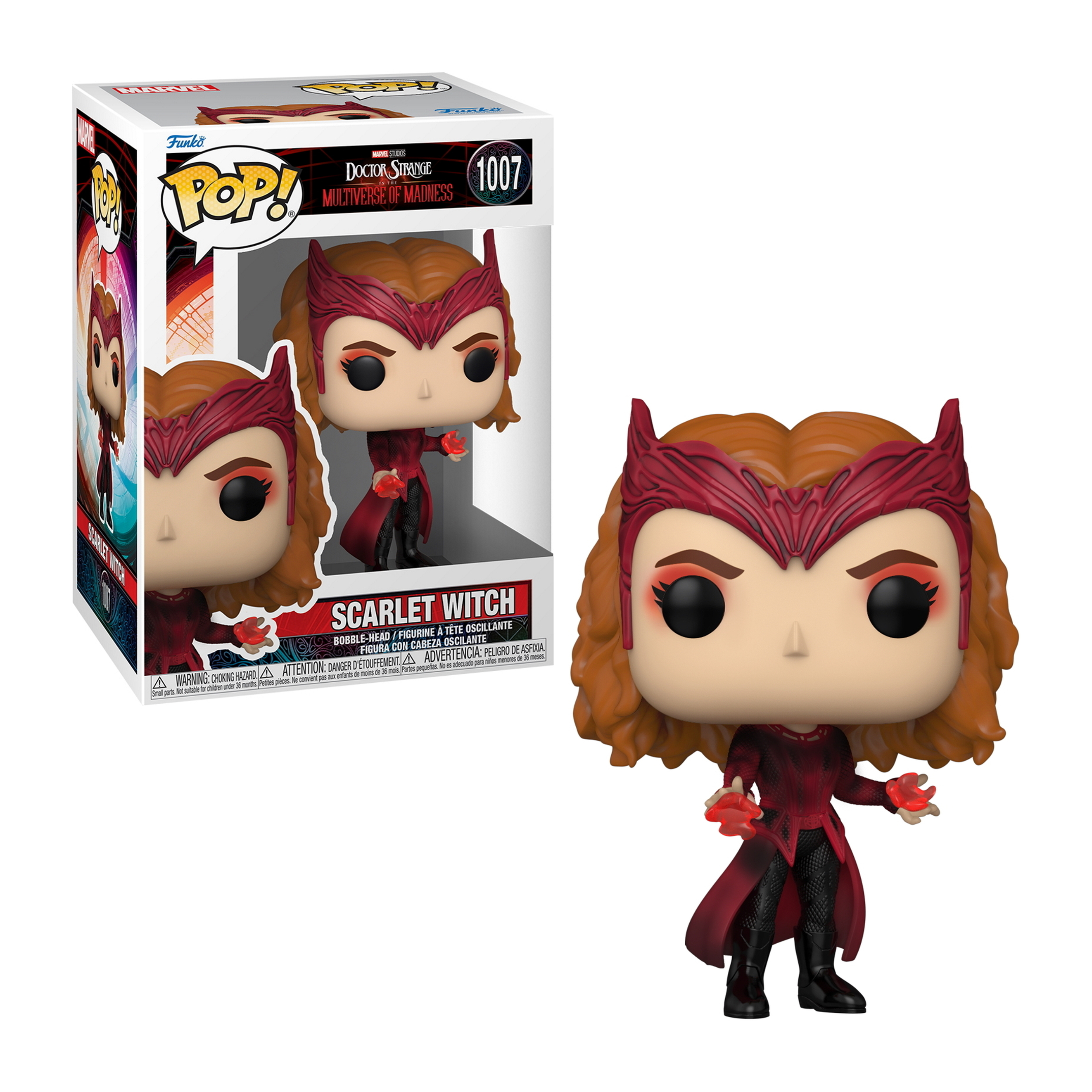 Figurka Pop! Scarlet Witch z Doctor Strange w multiwersum szaleństwa.
