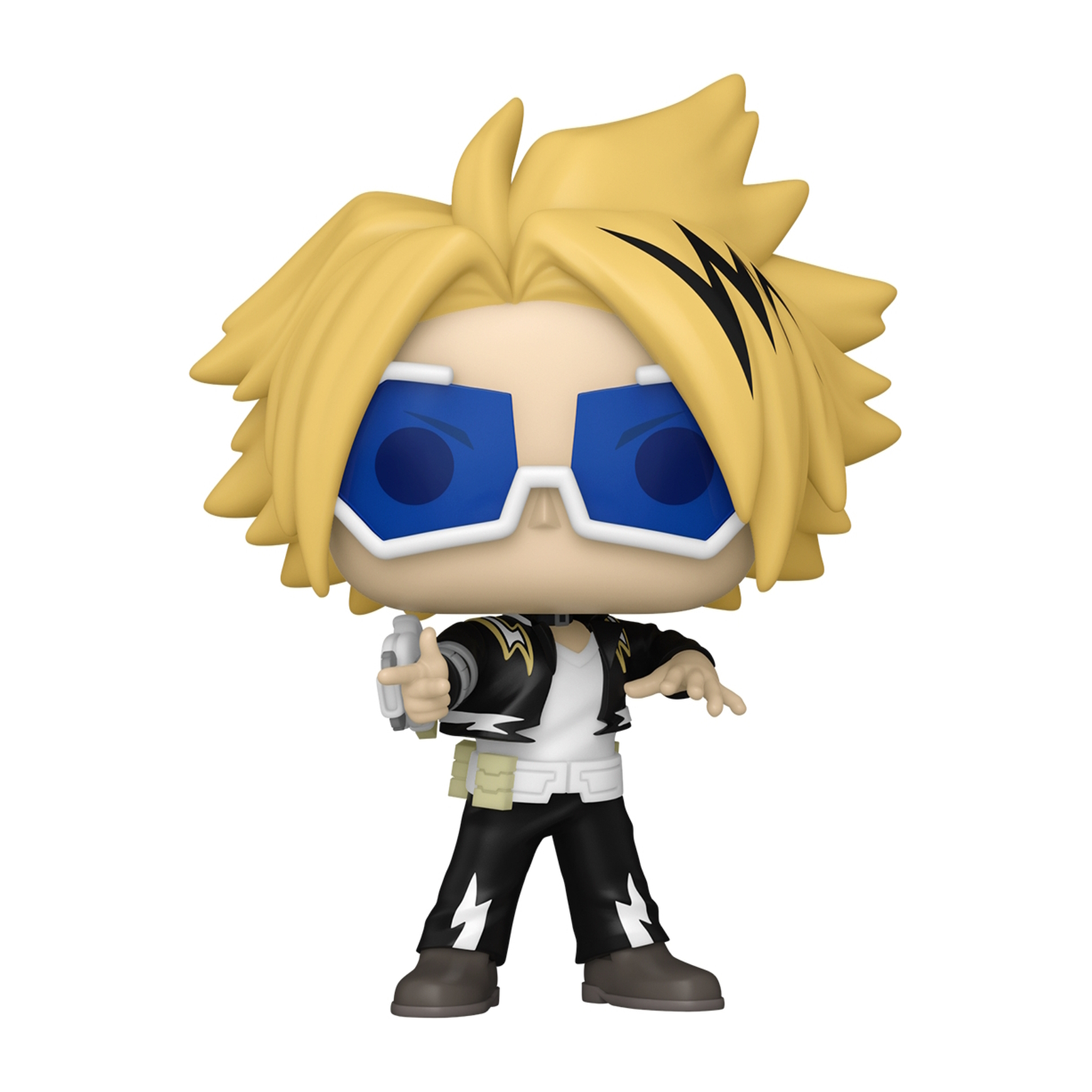 Figura Funko Pop de Denki Kaminari de My Hero Academia. Pelo amarillo y gafas azules.