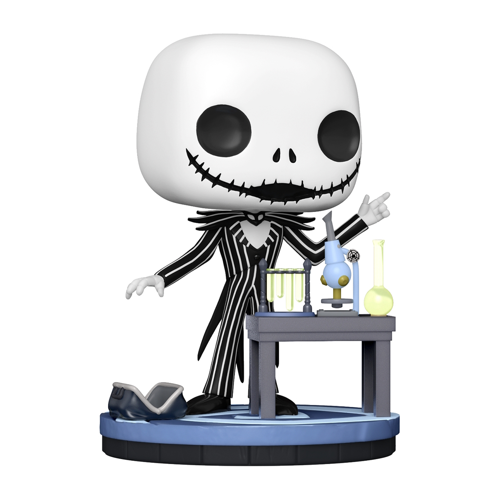 Una figura Funko Pop di Jack Skellington da The Nightmare Before Christmas.