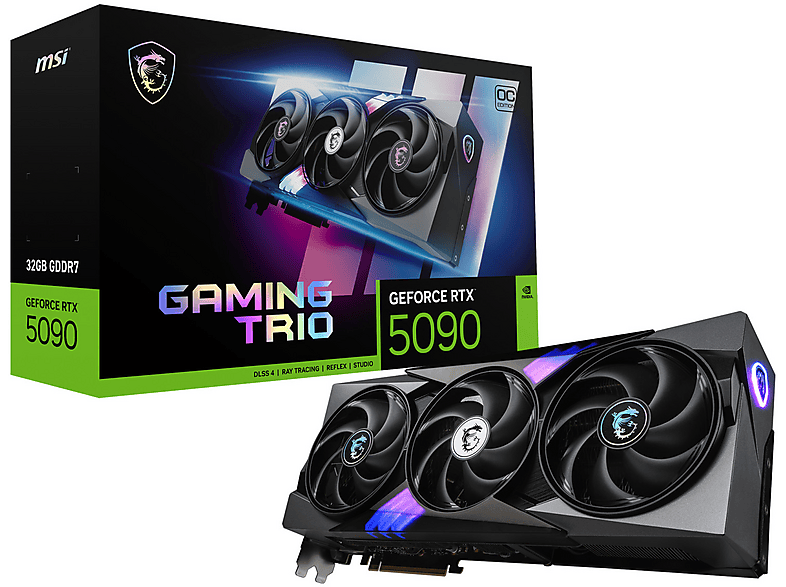 MSI GeForce RTX 5090 32G GAMING TRIO OC (NVIDIA, Grafikkarte)