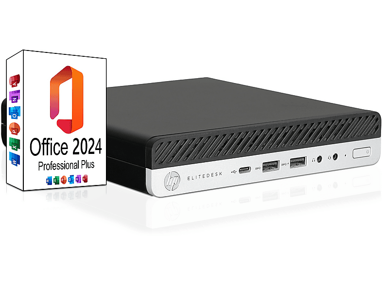 HP EliteDesk 800 G5 Bao i7, Mini PC mit Intel® Core™ i7 i7-8700T