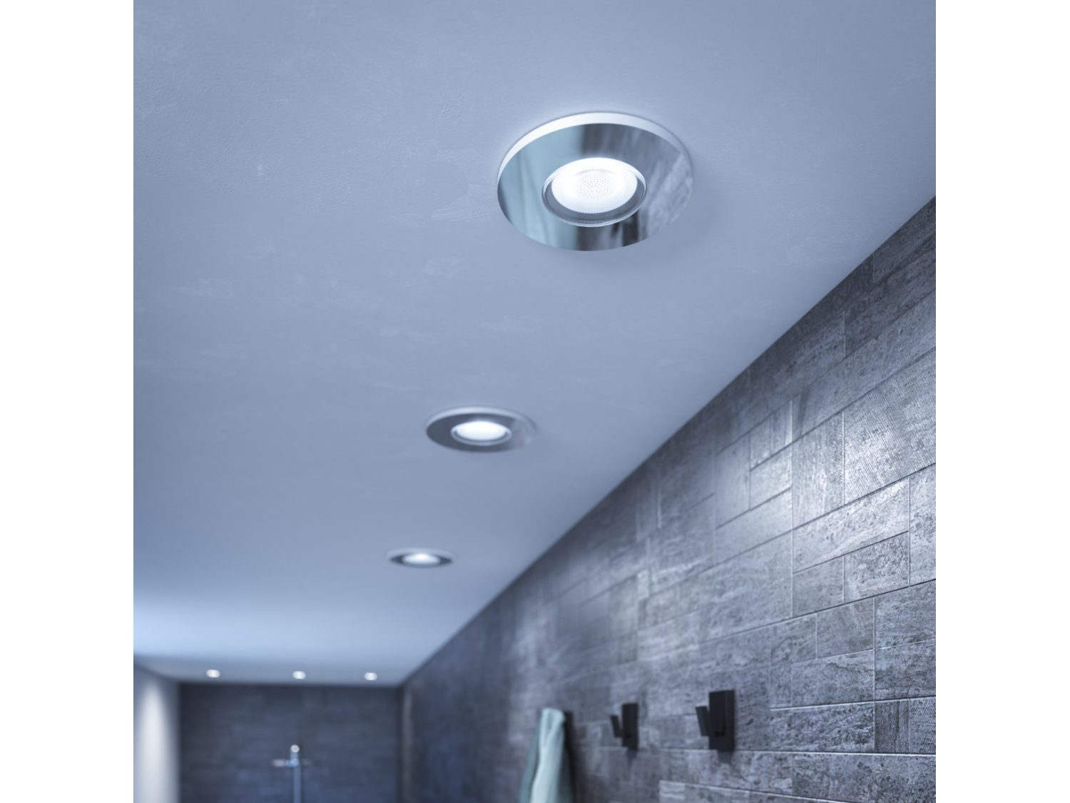 Philips Hue Donegal Set 3 Inbouwspots Antraciet - Incl. Dimmer Switch - Slim Warmwit Licht