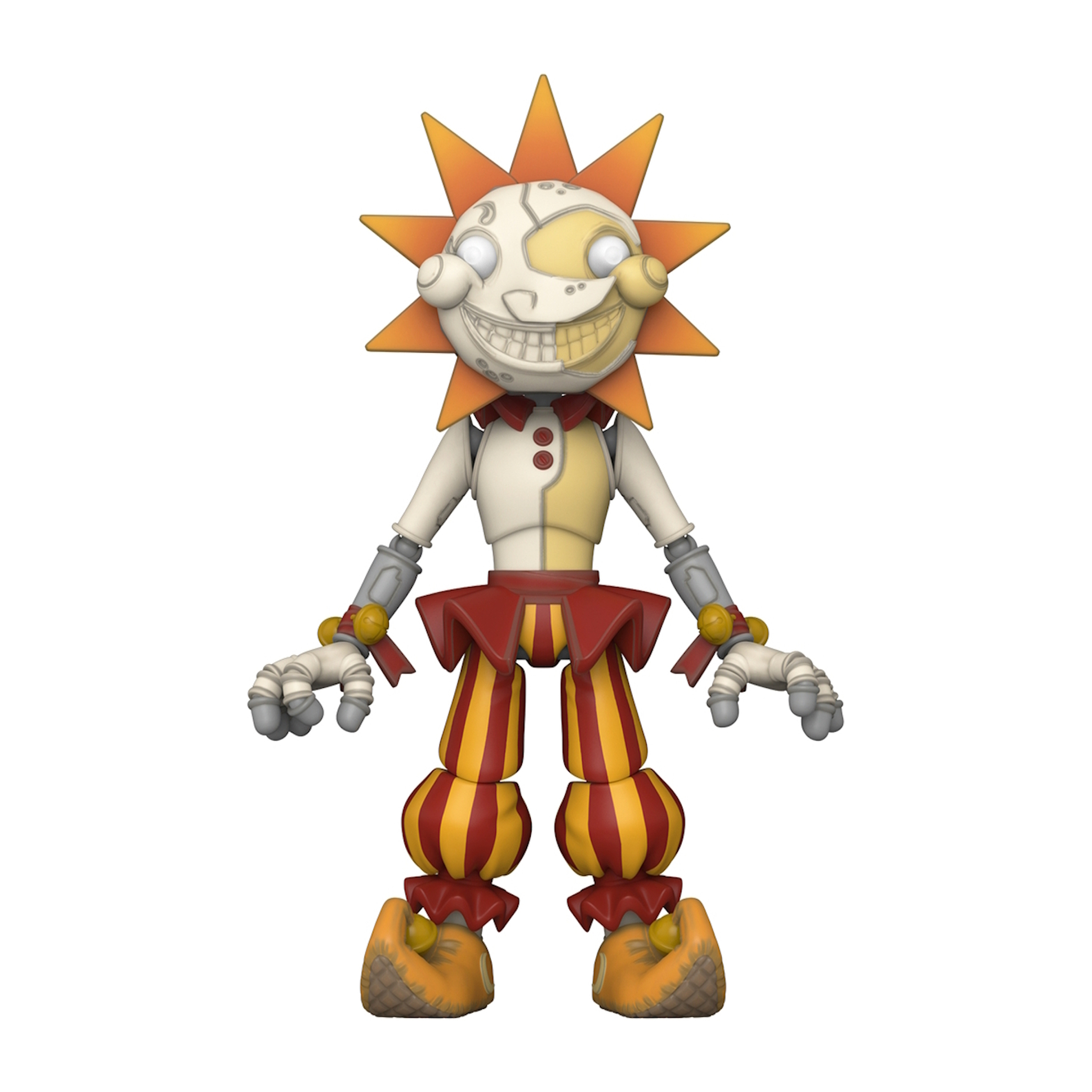 Funko Pop Figur der Sonne aus Five Nights at Freddy's, mit lächelndem Gesicht.