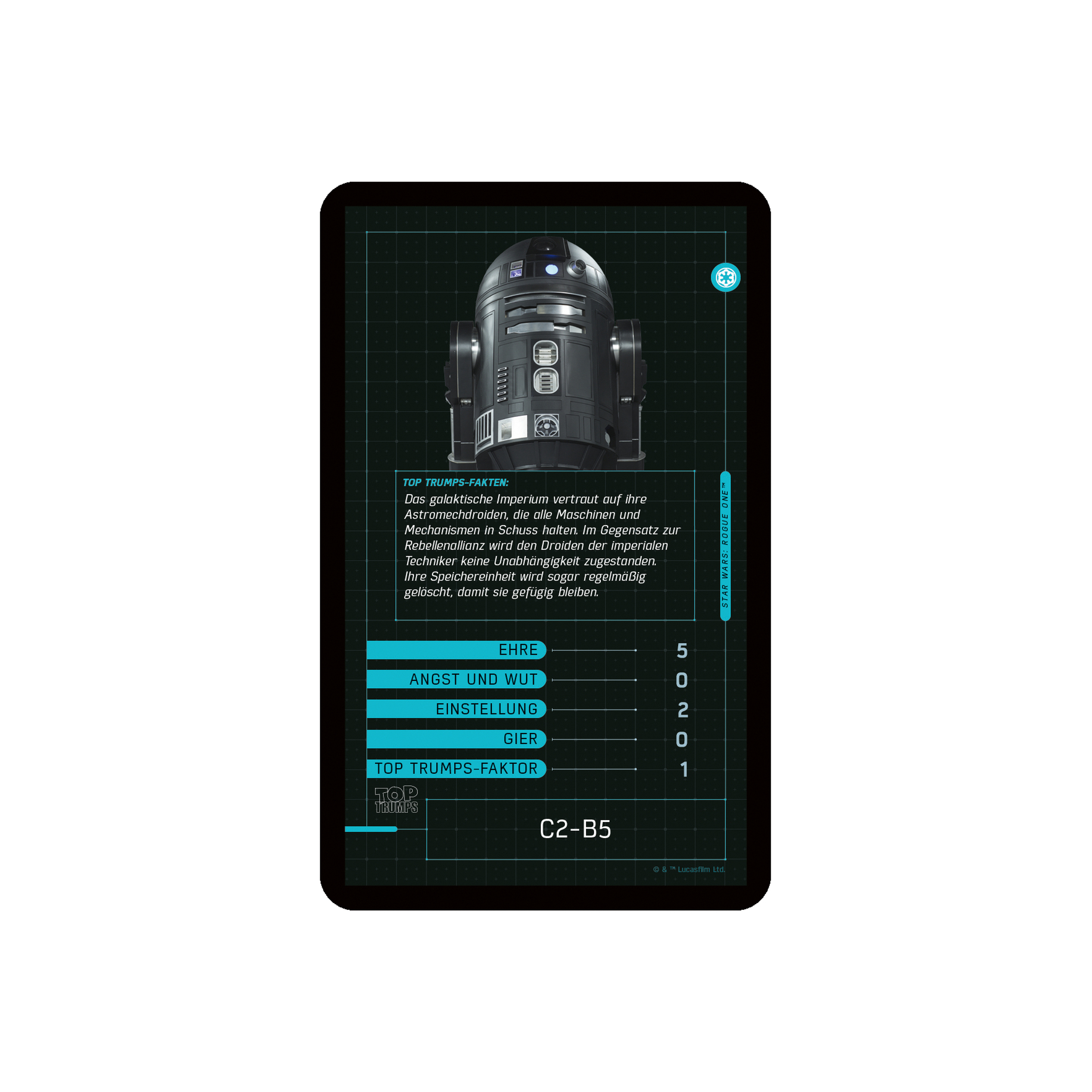 Top Trumps Star Wars Episodio 7 – Gioco Di Carte Da 2+ Giocatori, Per Bambini Dagli 8 Anni – Winning Moves Win62110d