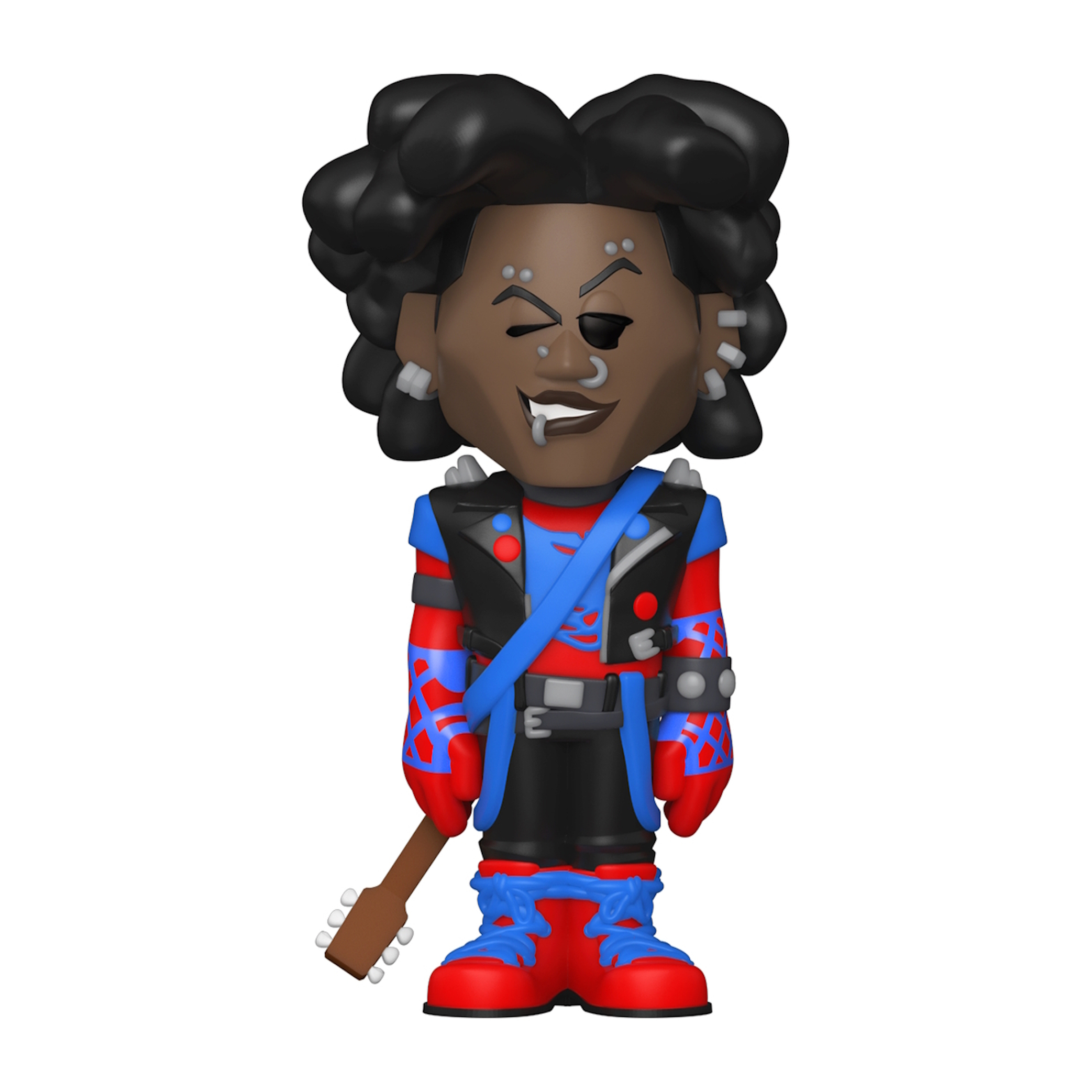 Funko Pop Figur eines Musikers mit schwarzen Haaren, Gitarre und stylischem Outfit.