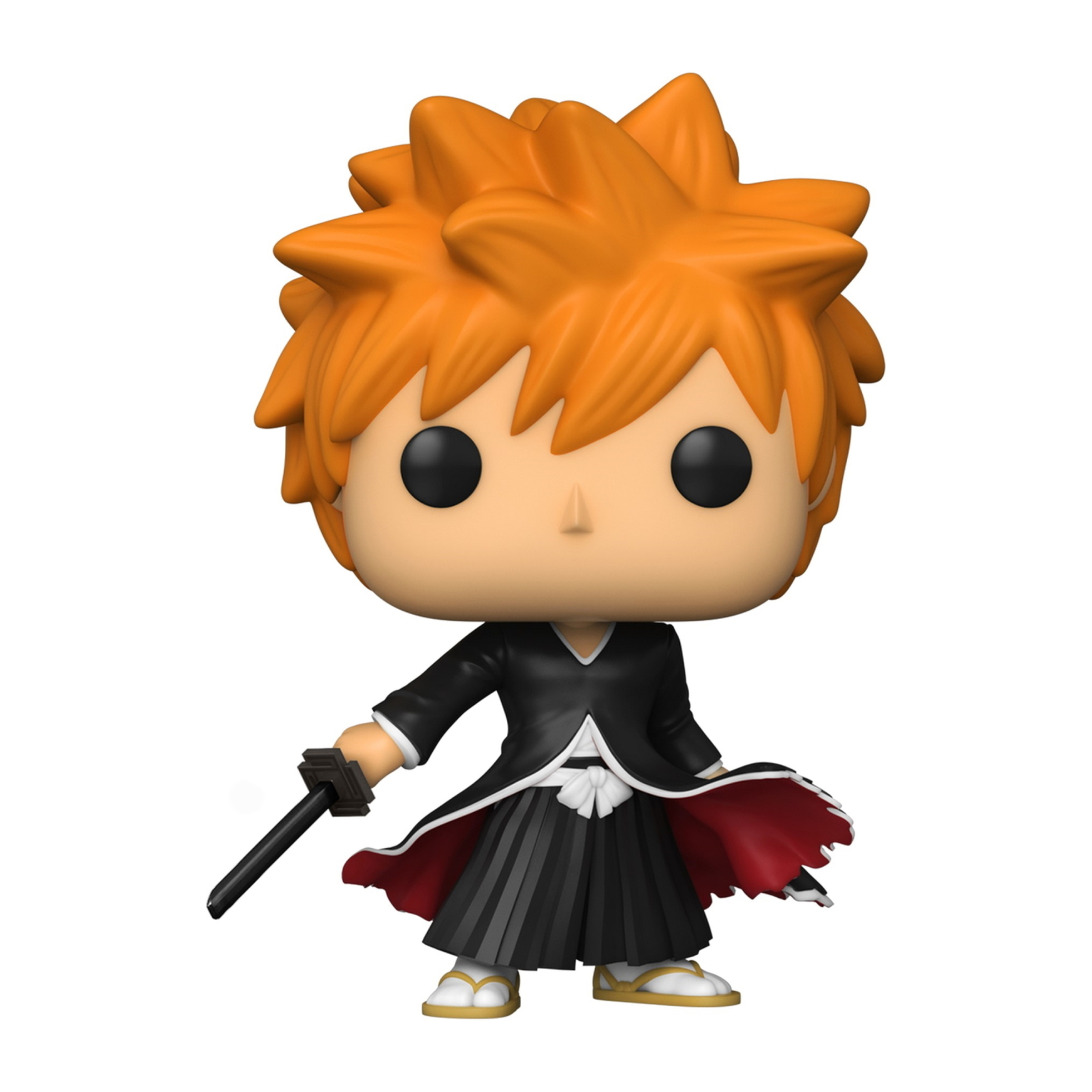 Funko Pop! Ichigo Kurosaki Figur aus Bleach, hält ein Schwert.