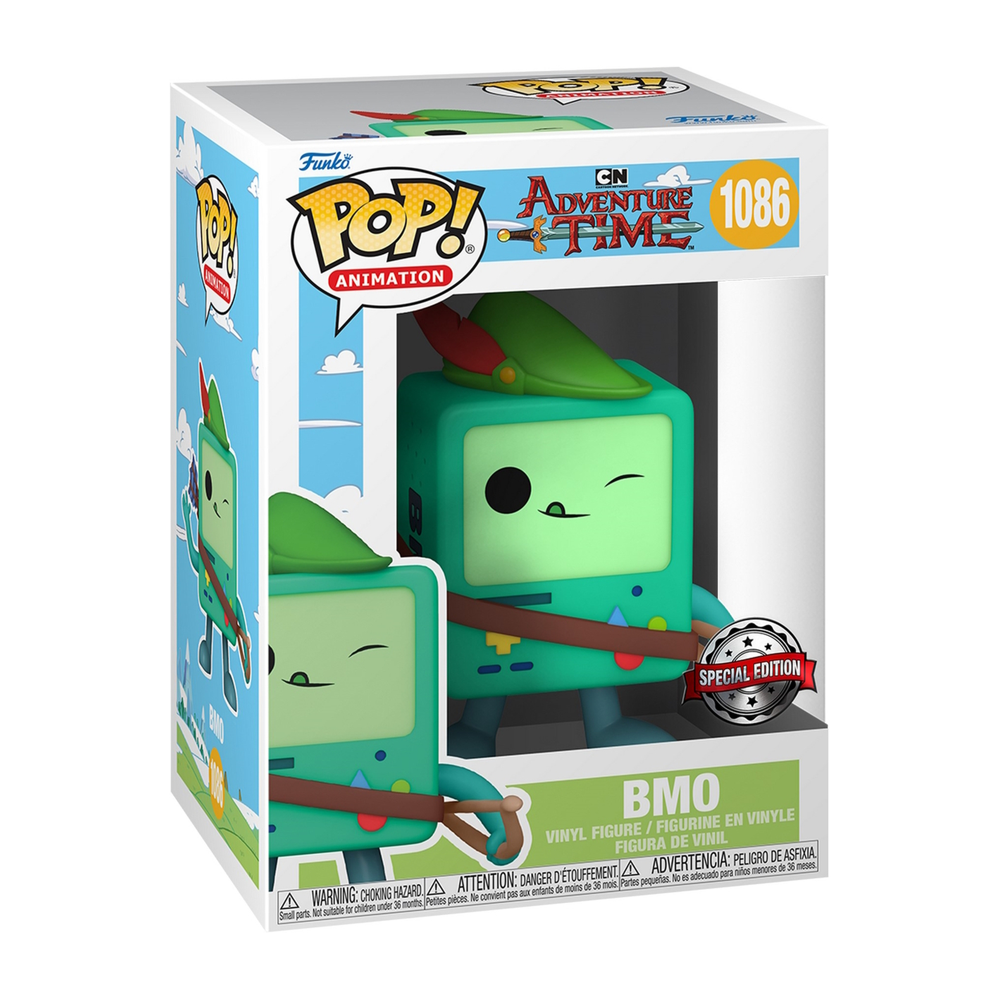 BMO Funko Pop Figur, aus Adventure Time, in einer Box.