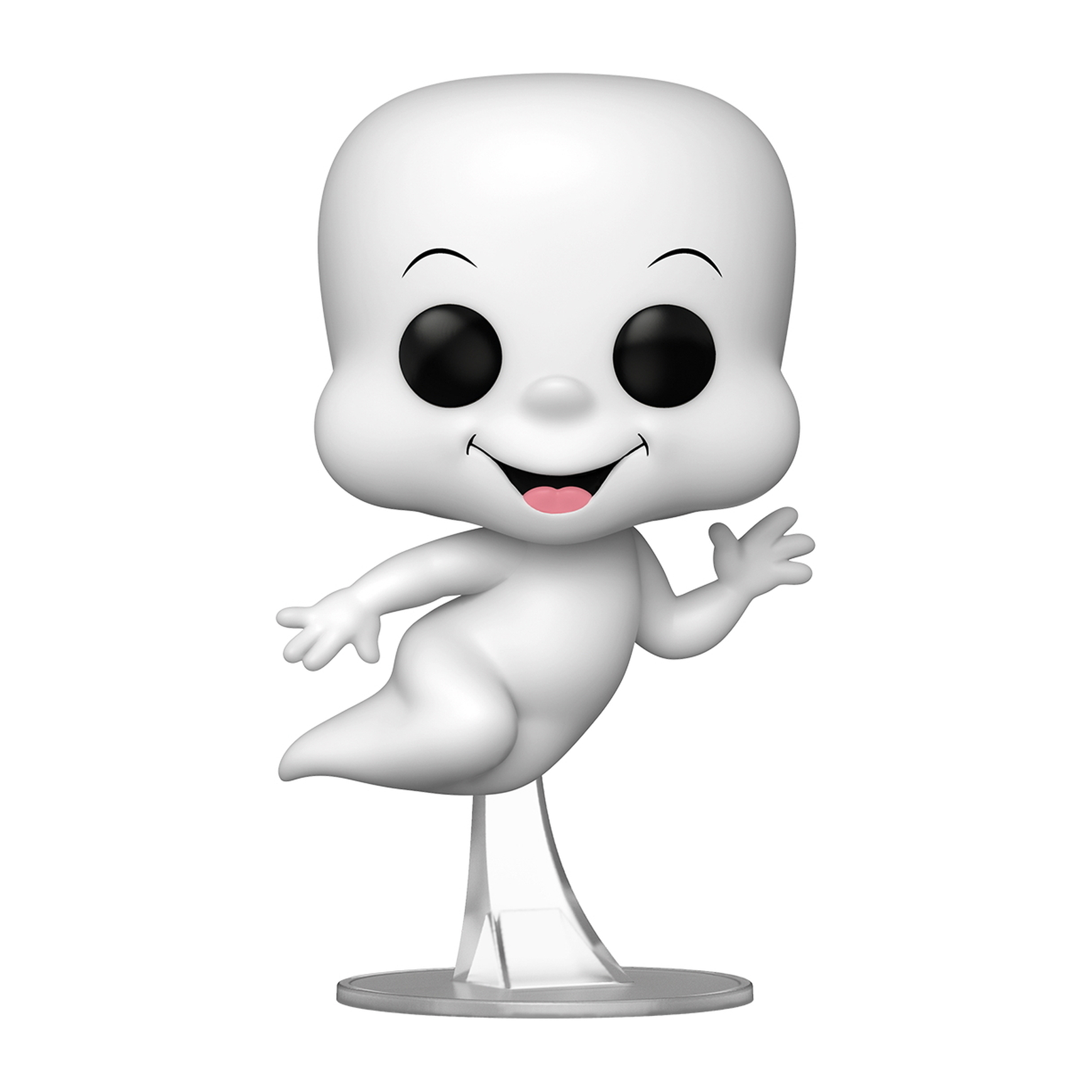 Casper, das freundliche Gespenst, Funko Pop Figur. Weißer Geist mit lächelndem Gesicht.