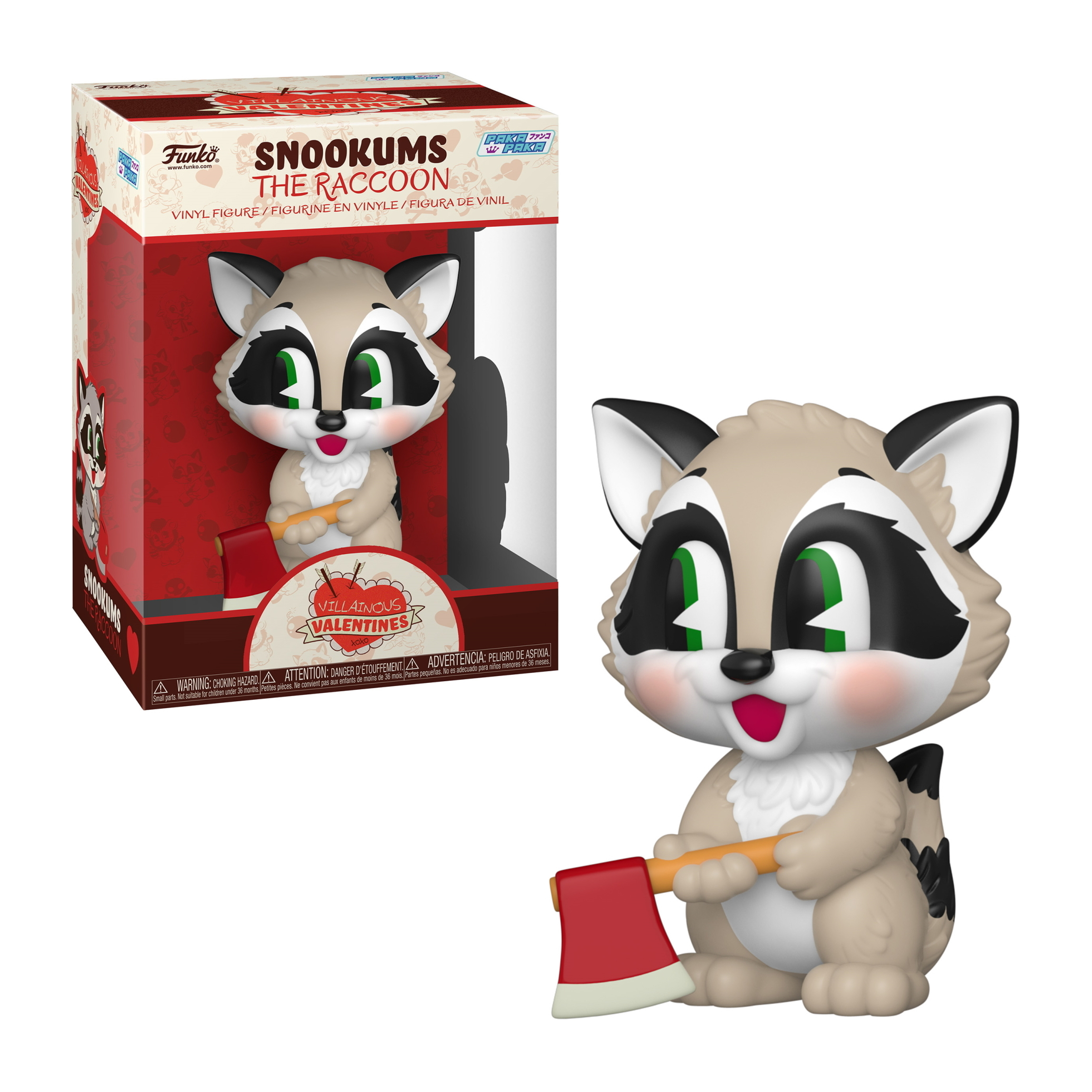 FUNKO Snookums The Raccoon | Valentines Paka Paka Vinyl Sammelfigur ...