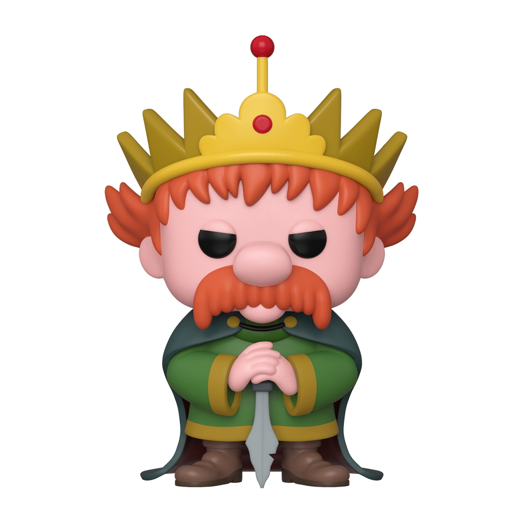 Der König aus Adventure Time Funko Pop Figur, mit einem grünen Outfit.