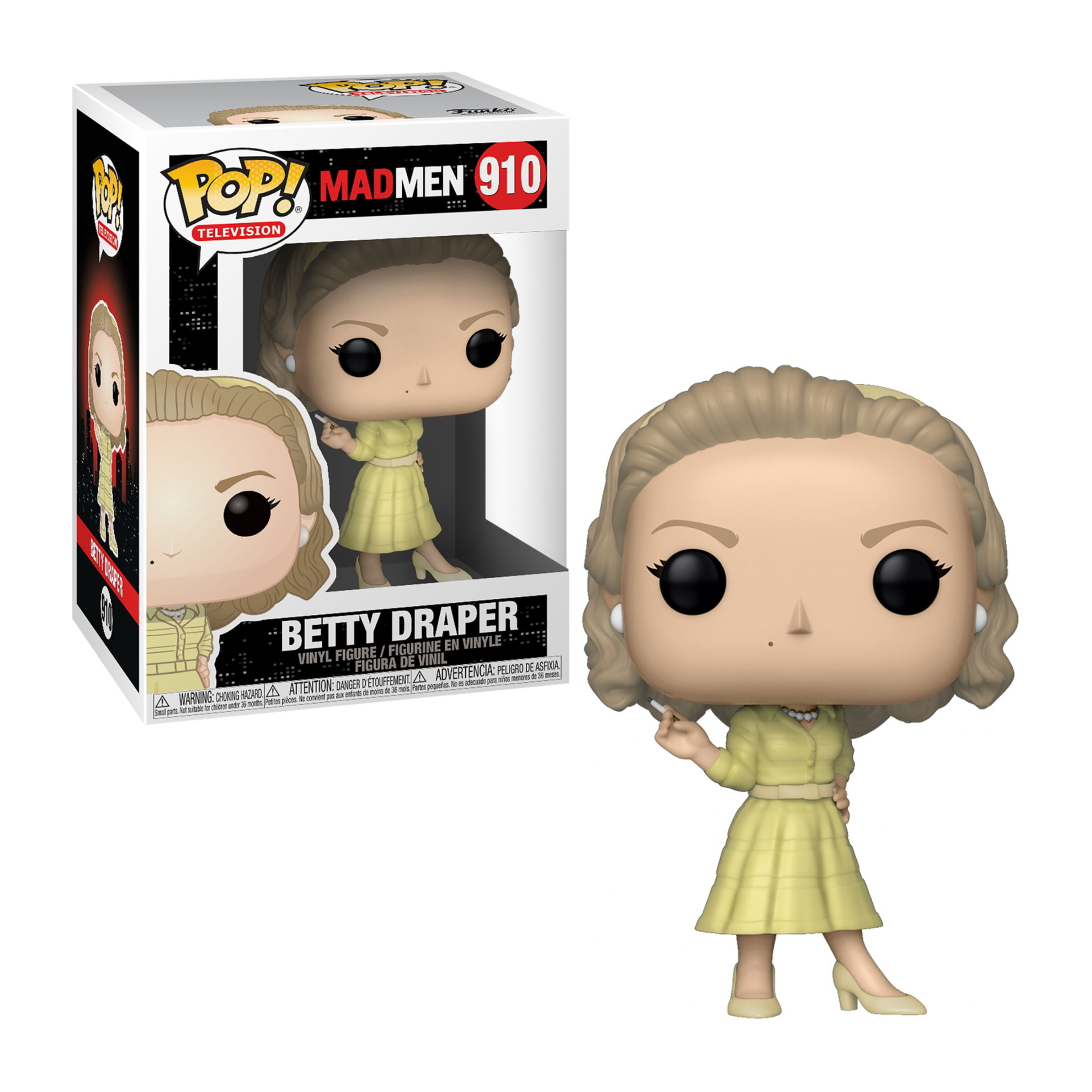 Betty Draper da Mad Men. Una statuetta Funko Pop con scatola.