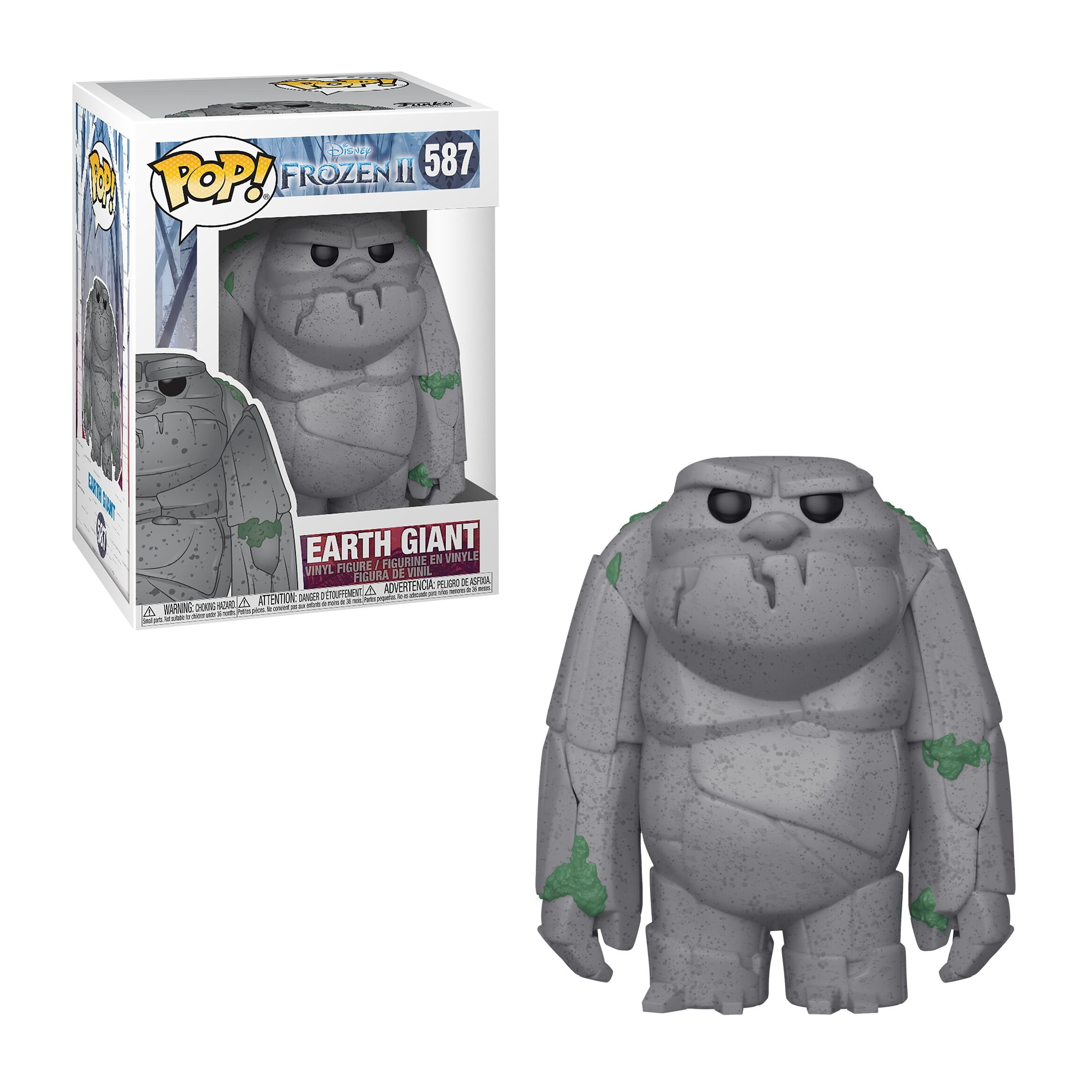 Figurka Funko Pop Earth Giant. Szara, skalista, z zielonym mchem. Pudełko w zestawie.