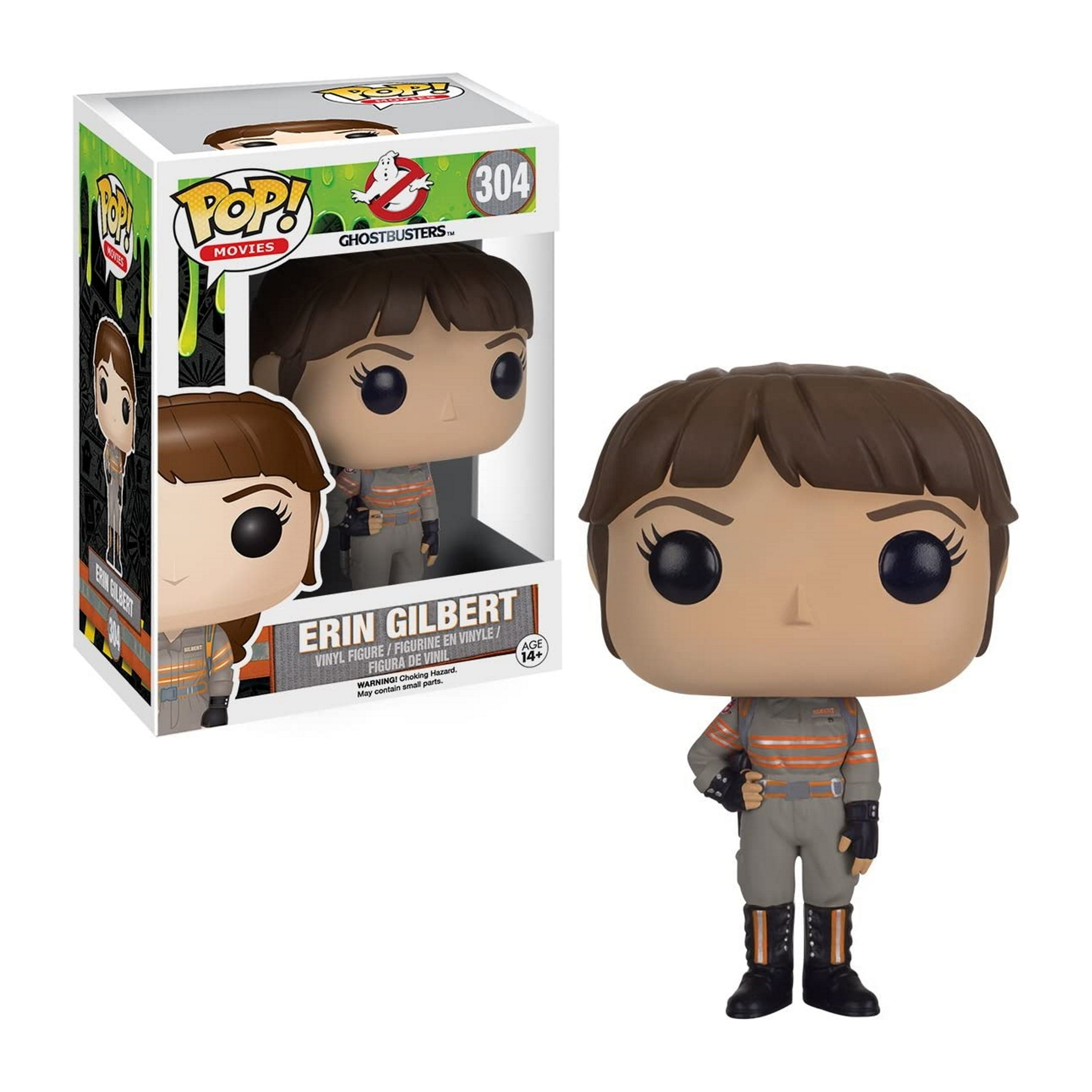Figurka Funko Pop Erin Gilbert z Ghostbusters, z pudełkiem.
