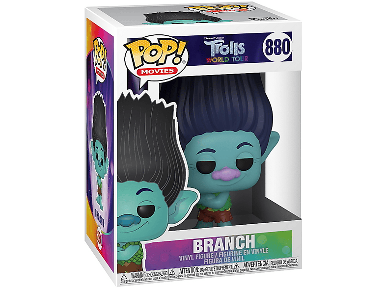Trolls World Tour Sammelfigur – Poppy Mit Blauem Kleid, Ca. 7,6 Cm Groß