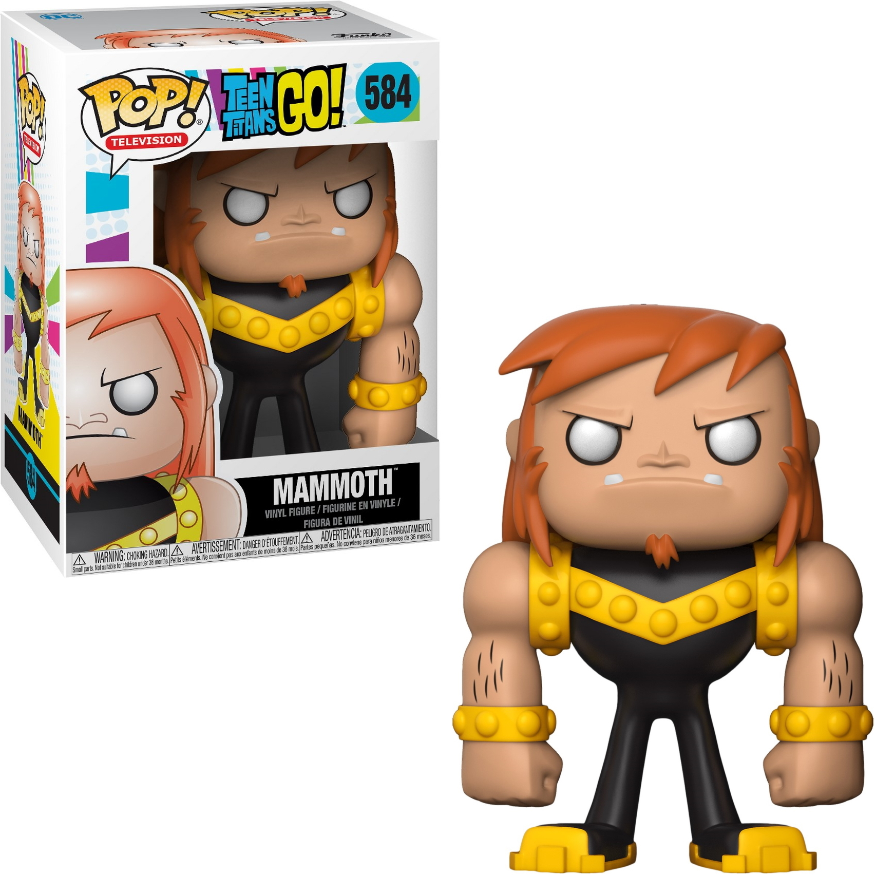 Funko Pop Figur von Mammoth aus Teen Titans Go! mit Box.