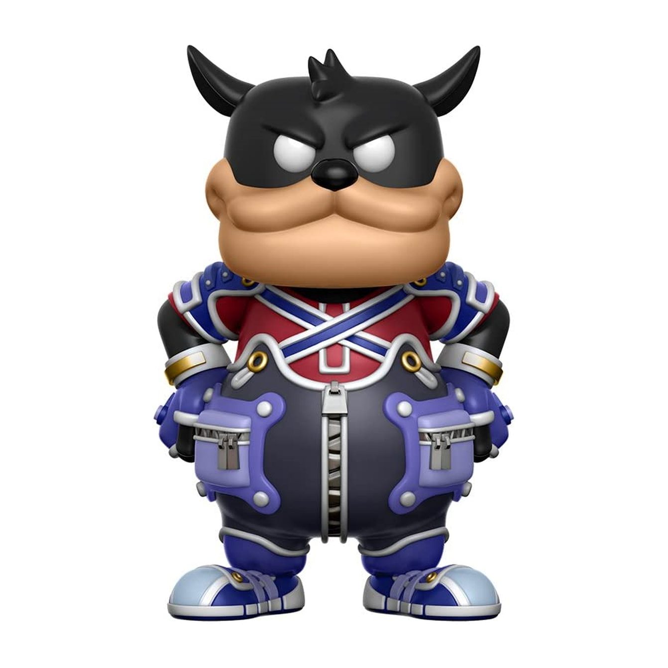 Pete Funko Pop Figur aus Kingdom Hearts. Es ist ein schwarzer Charakter mit großer Nase und wütendem Gesichtsausdruck.