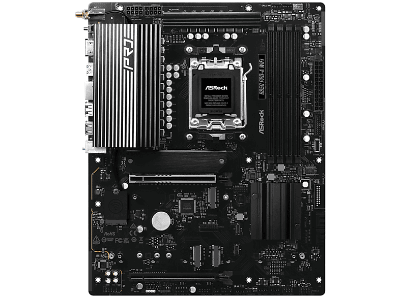 ASROCK B850 Pro-A WiFi Mainboard Schwarz