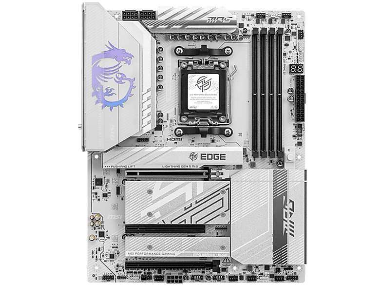 MSI MPG B850 EDGE TI WIFI Mainboard Weiß