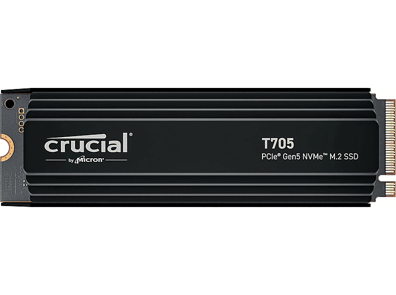 CRUCIAL CT1000T705SSD5 T705 1TB HEATSINK, 1 TB, SSD, 0 Zoll, intern