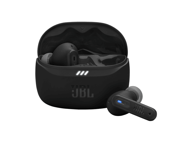 Auricolari Wireless JBL Wave Beam Bluetooth, Bassi Potenti, IP54 Impermeabili, 32h Di Autonomia Con Custodia, Comodi E Leggeri