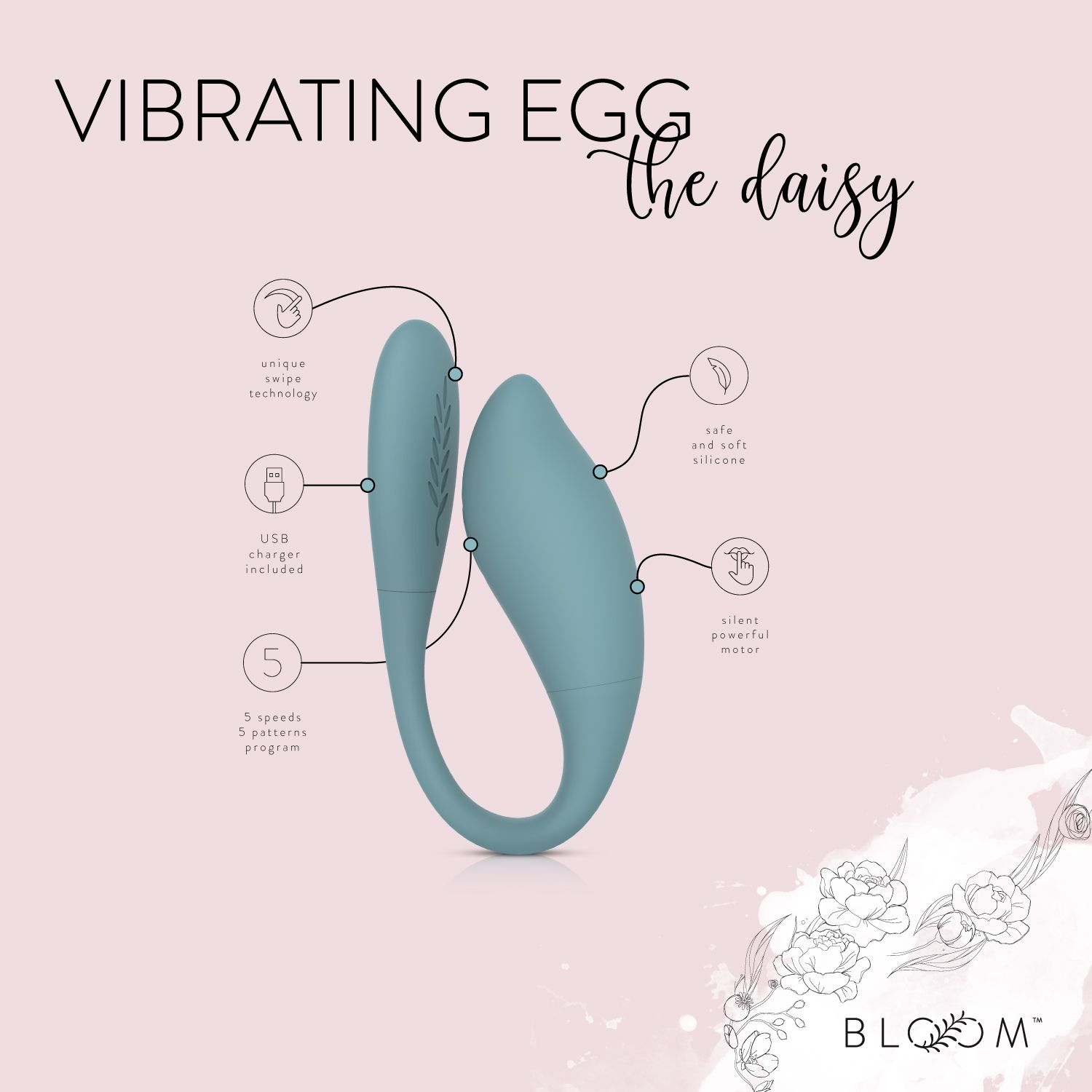BLOOM The Daisy Vibro Ei vibro-eier