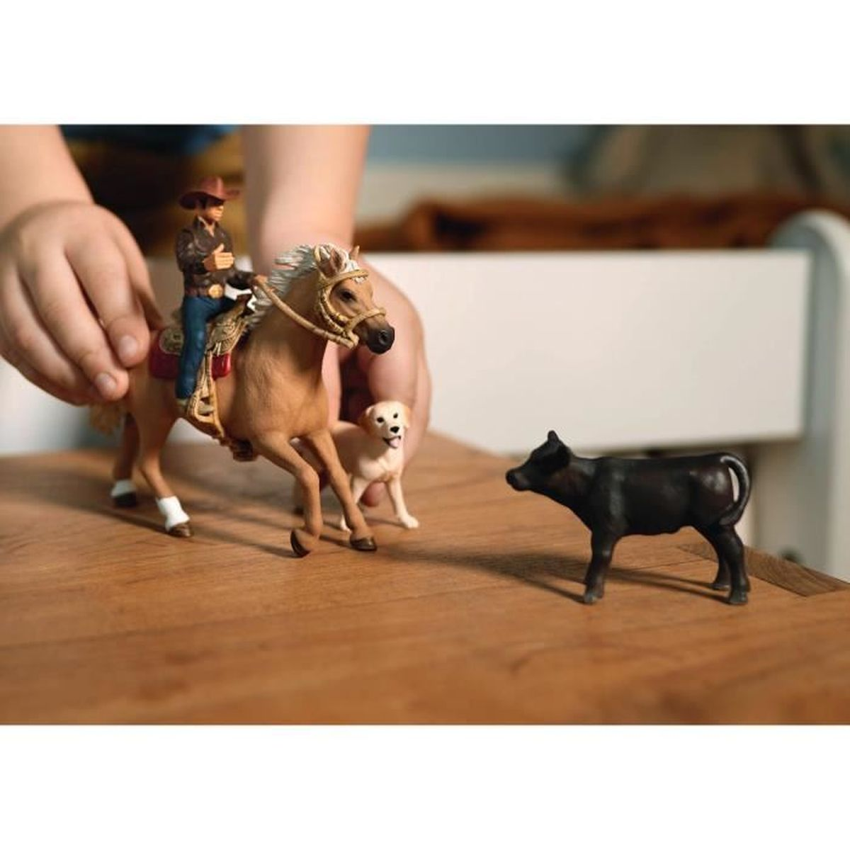 SCHLEICH 42578 WESTERNREITEN Spielfigur Mehrfarbig
