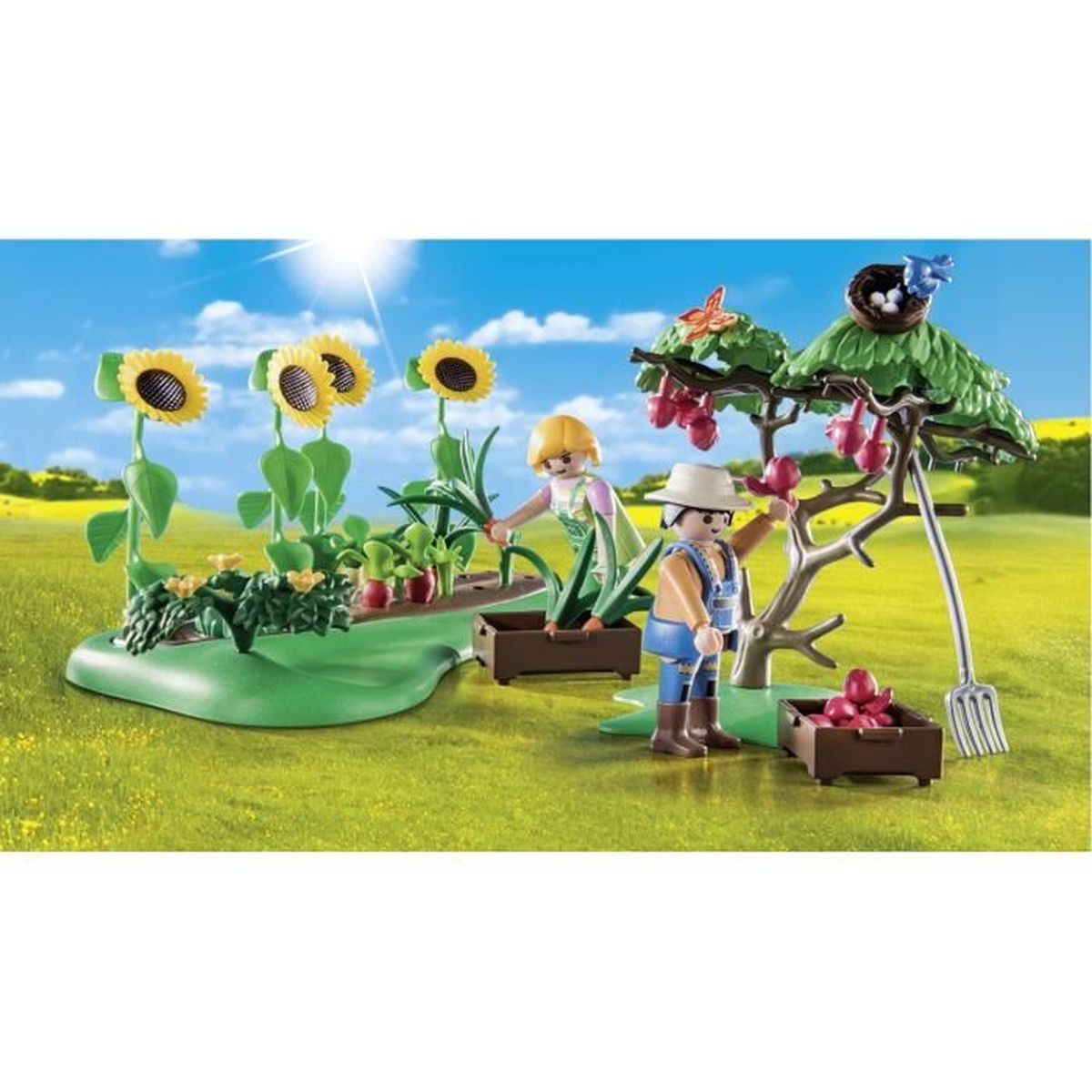 PLAYMOBIL 71380 STARTER PACK BAUERNHOF Spielset, Mehrfarbig