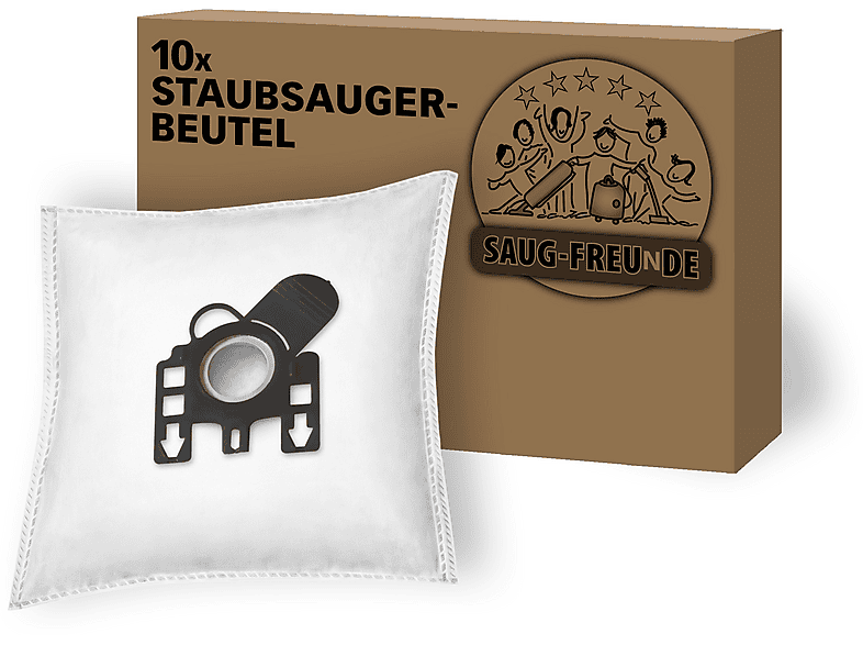 10x Miele Staubsaugerbeutel GN - Mit Filtern Für C1/S2/S5/S8 Serie