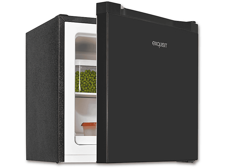 EXQUISIT GB540-050C schwarz Mini Gefrierschrank (C, 495 mm hoch)
