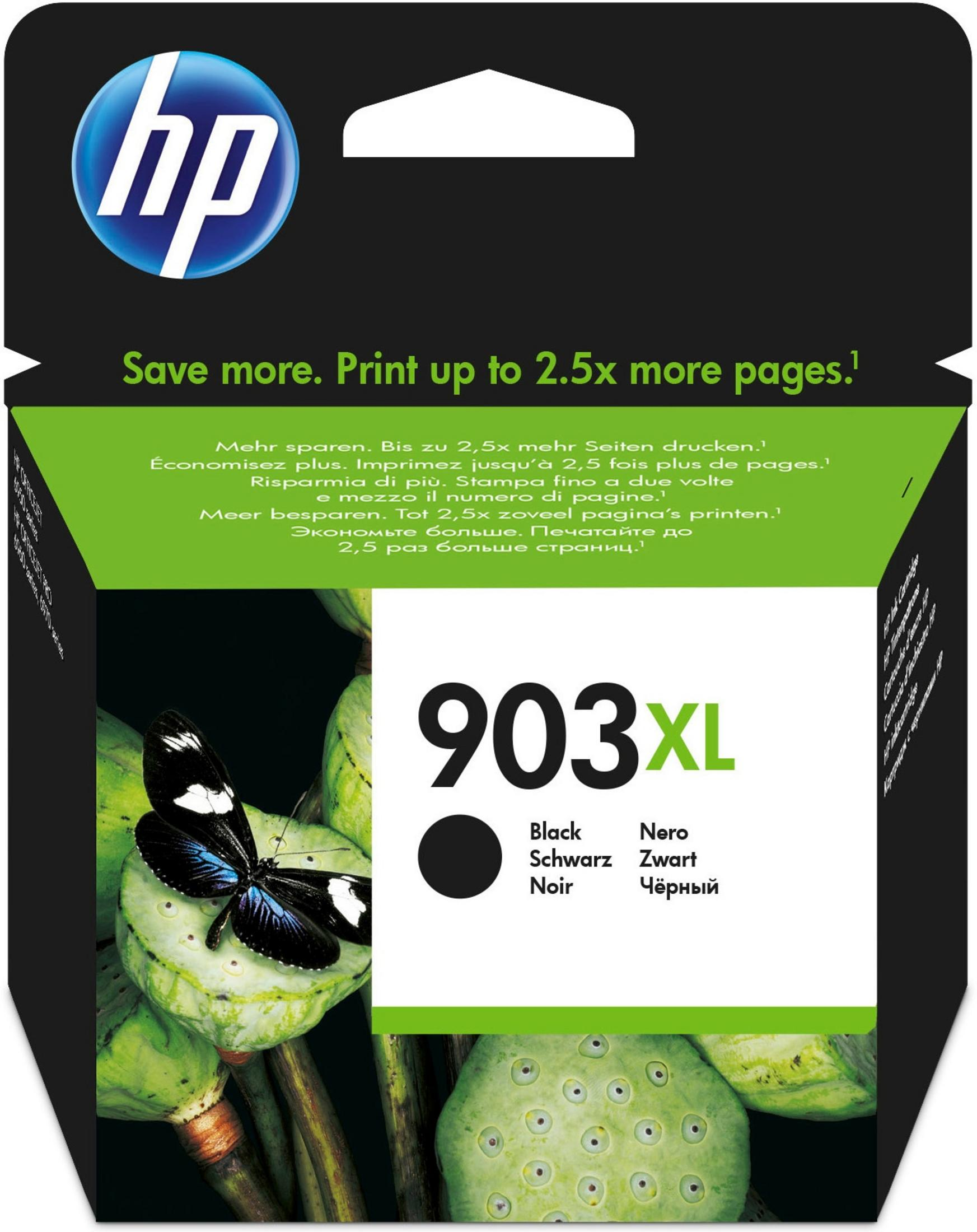 HP T6M15AE 903XL Yüksek Kapasiteli Mürekkep Kartuş Mürekkep baskı Siyah