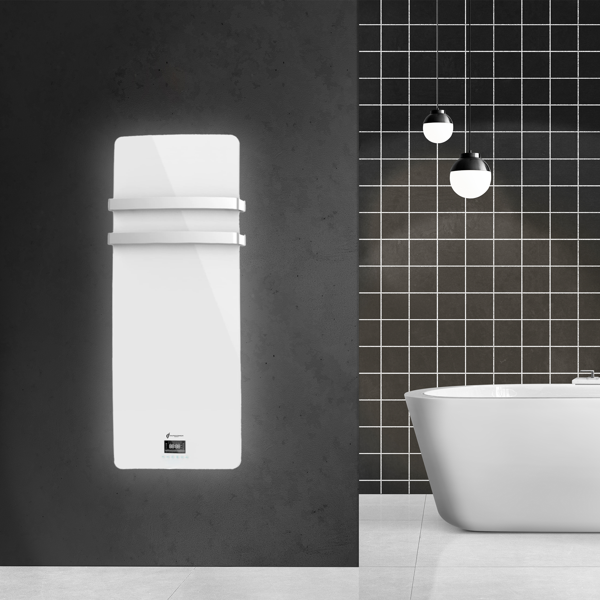 Toallero eléctrico SANNOVER Omiros 850 Blanco, 850 W, blanco