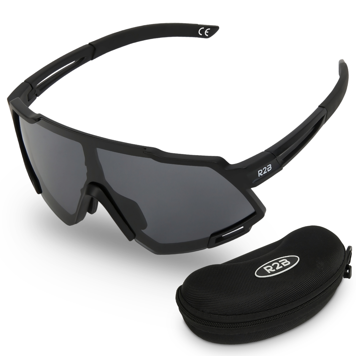 R2B Fahrradbrille Radsportbrille Winddicht Fahrradbrillen, Schwarz |  MediaMarkt