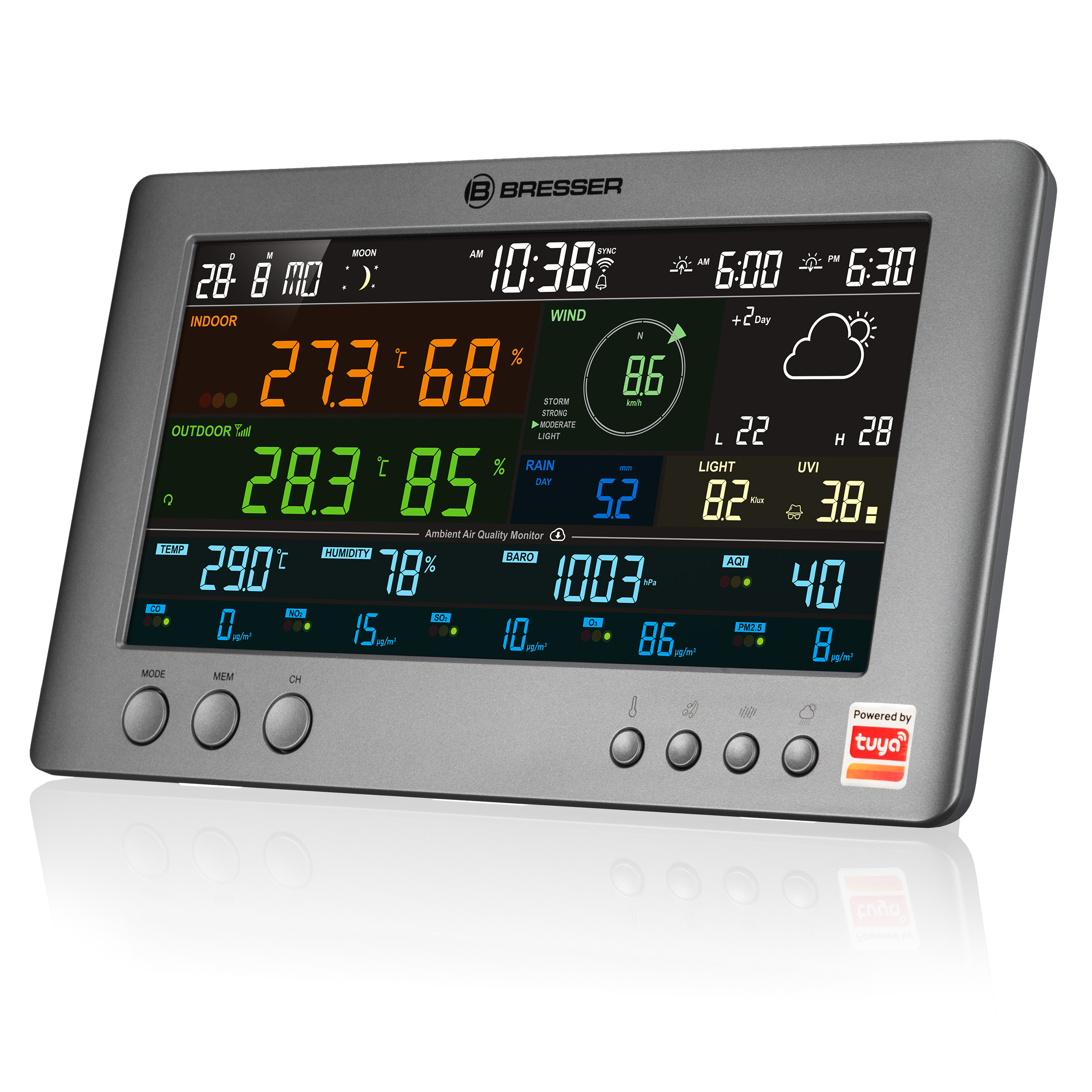 Station météo Bresser MeteoChamp 9-en-1 WLAN