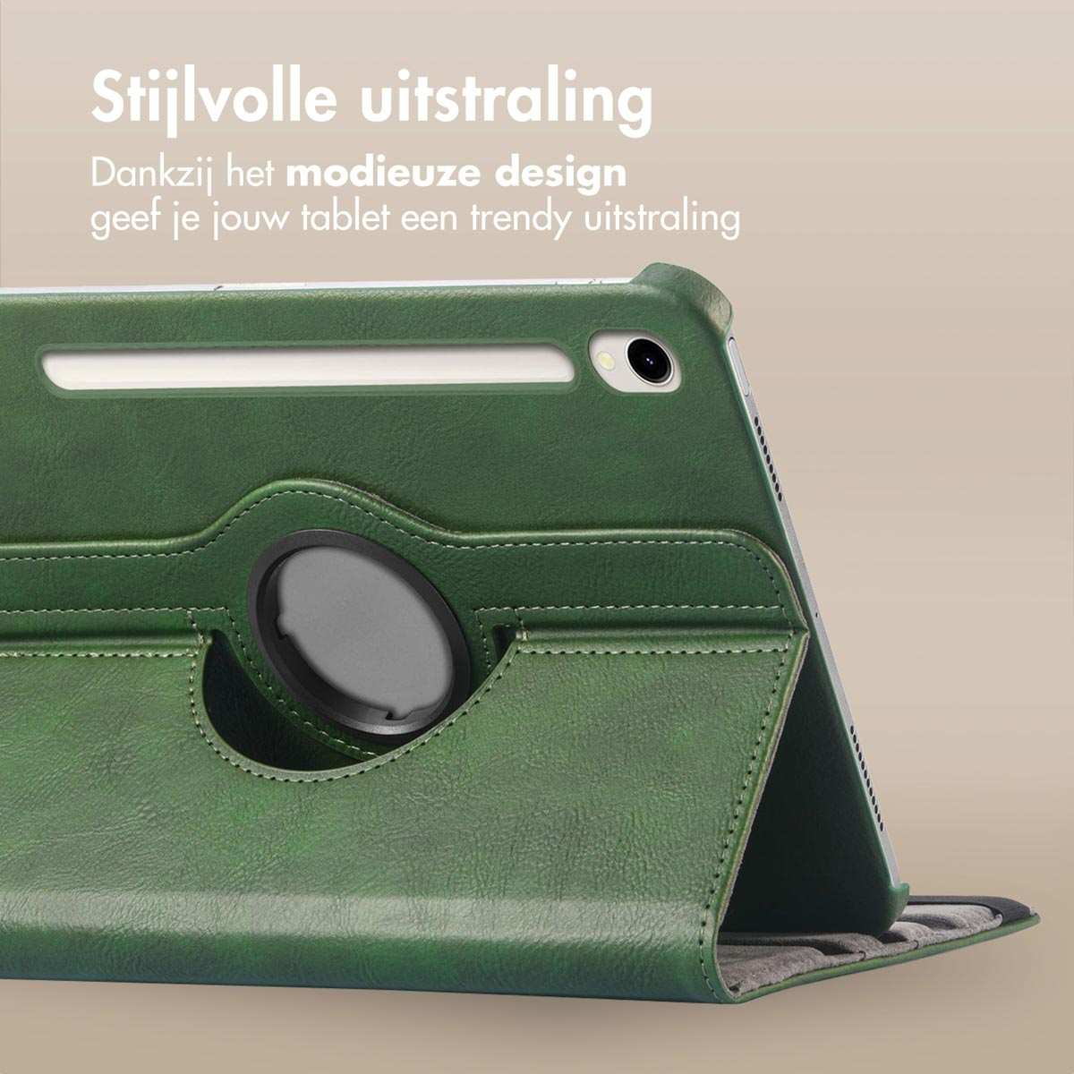 IMOSHION 360° Draaibare Bookcase - Protective case 12.4 in Green