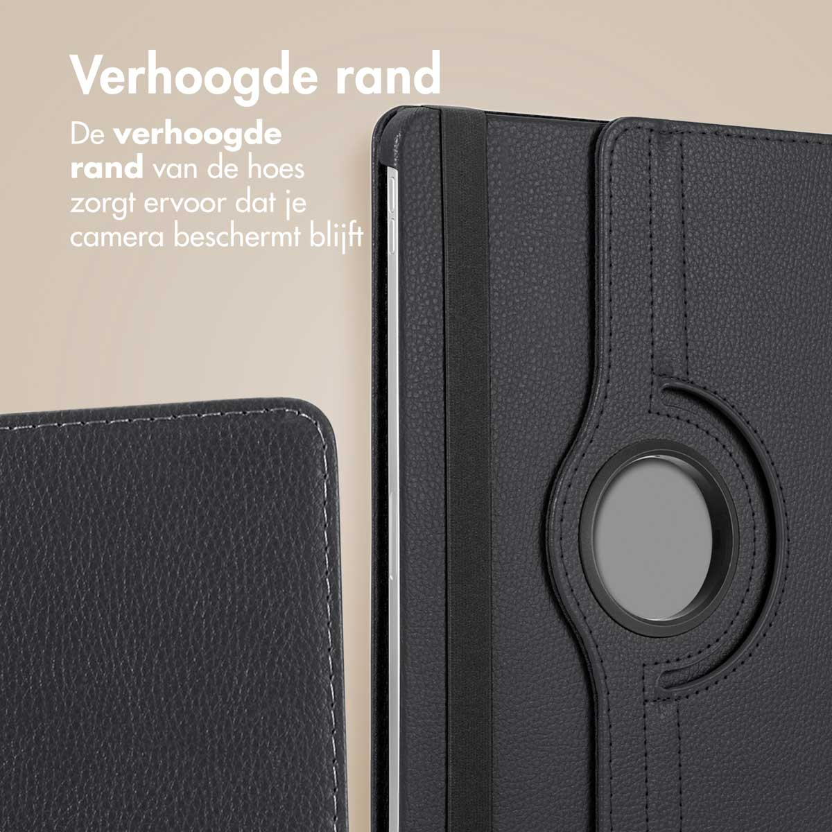Black tablet case, close-up of the edge.
