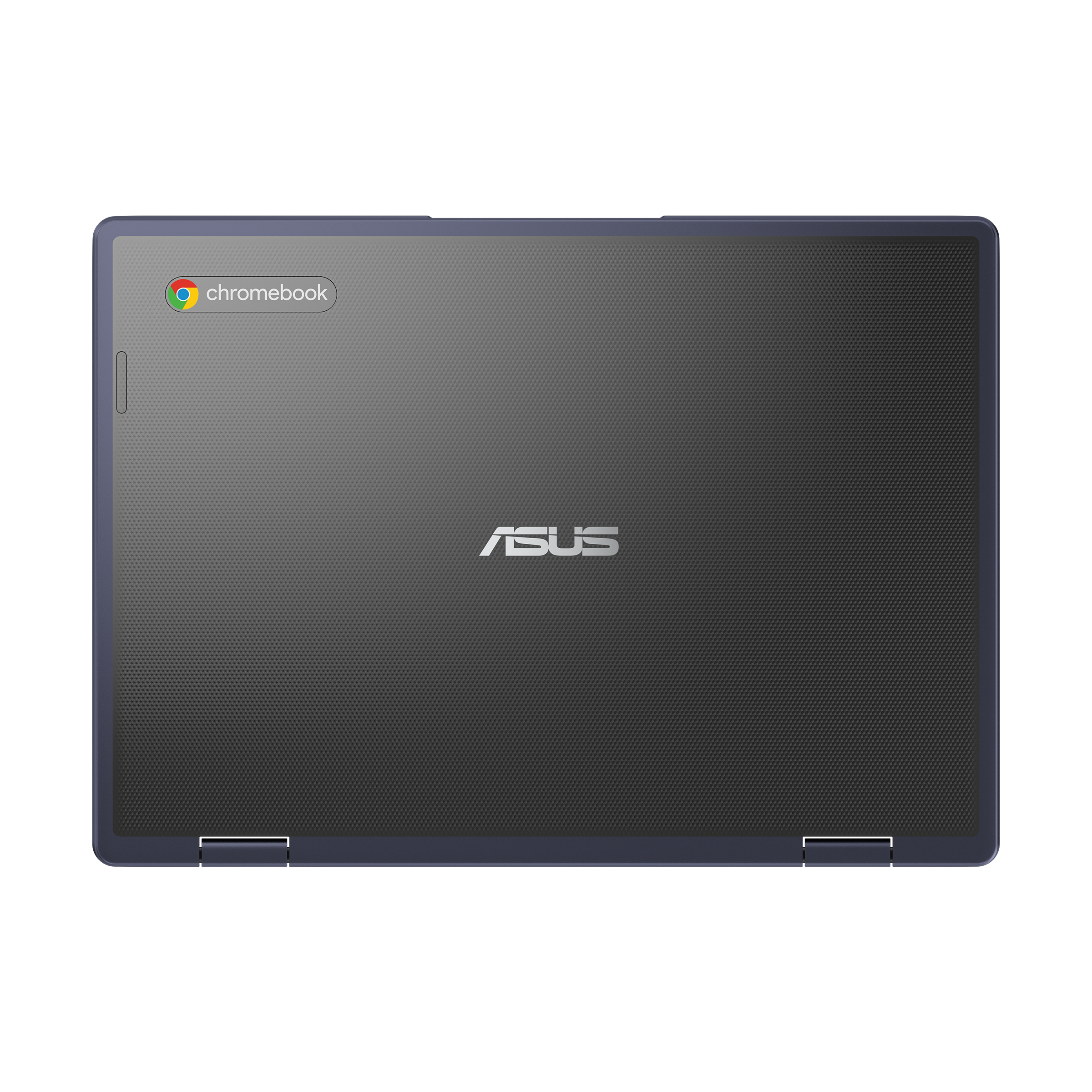 Tył laptopa ASUS Chromebook z logo Chromebook.