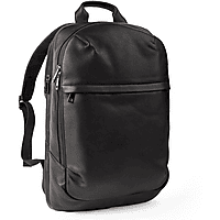MediaMarkt ACCEZZ Leather Laptop Backpack 16 Inch Laptoptas 16,2 inch Zwart aanbieding