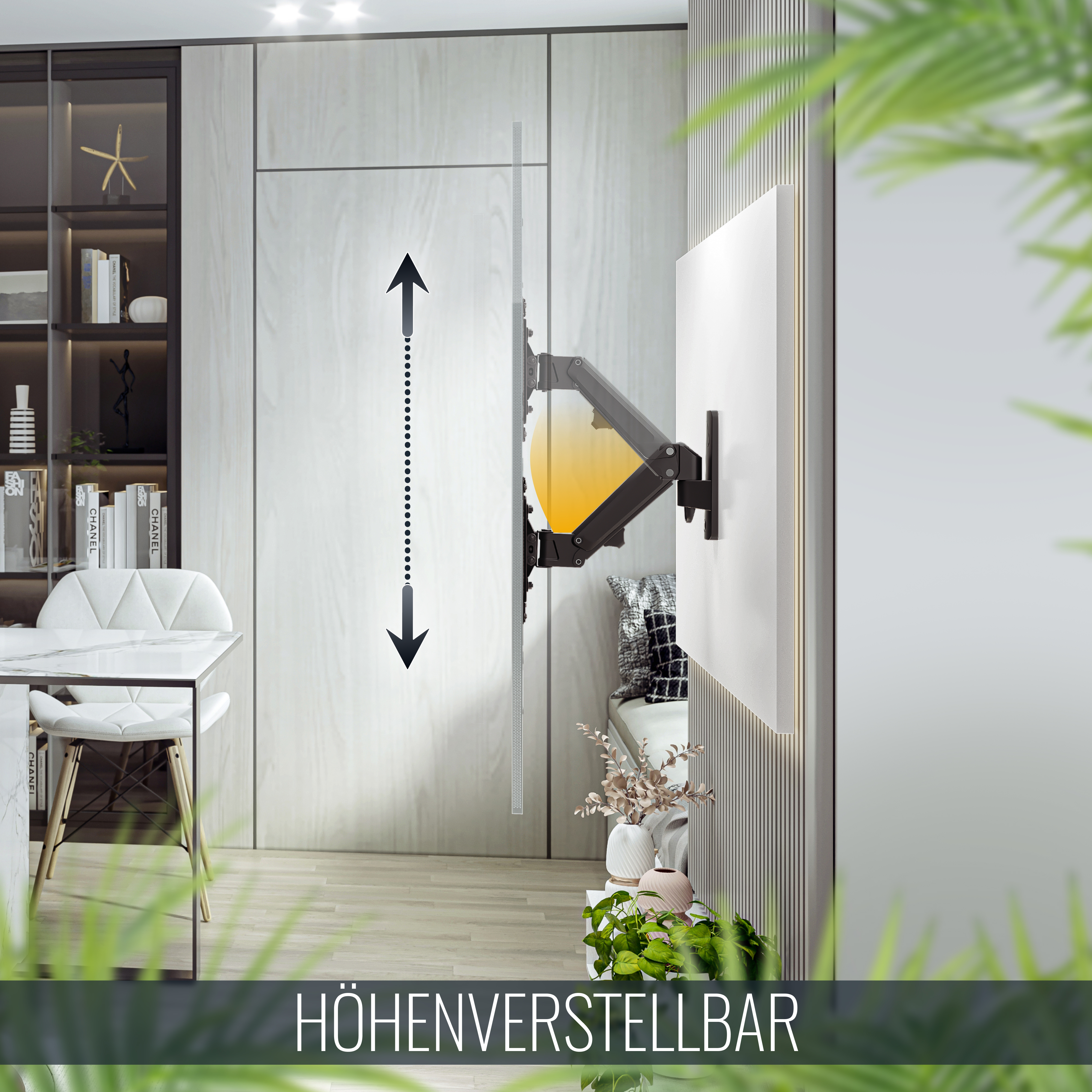 RICOO R23-F TV Muur-Beugel Draaibaar Kantelbaar 32-65 Inch (81-165 cm