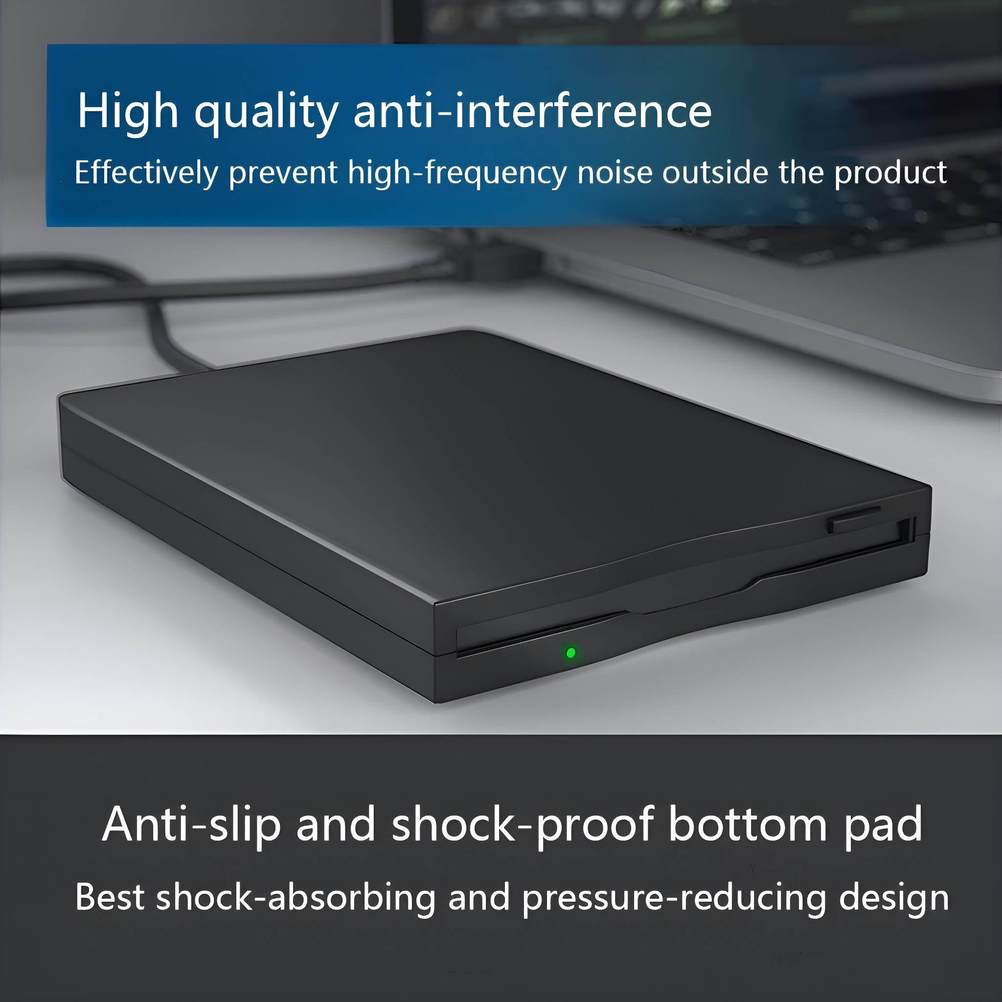 Externe Diskettedrive, 3,5-inch USB-diskettelezer Draagbare