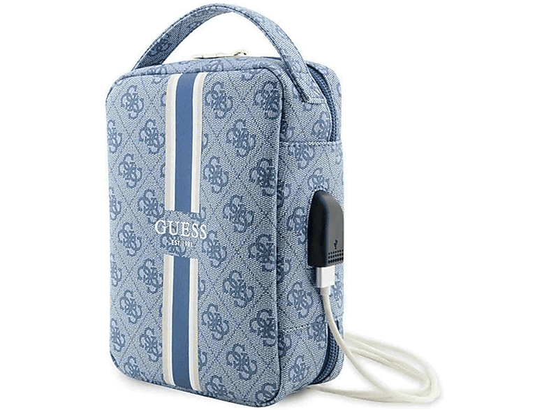 GUESS Borsa Per Tablet 10" In Pelle Ecologica - Unisex, Tracolla Regolabile, Logo 4G - 2
