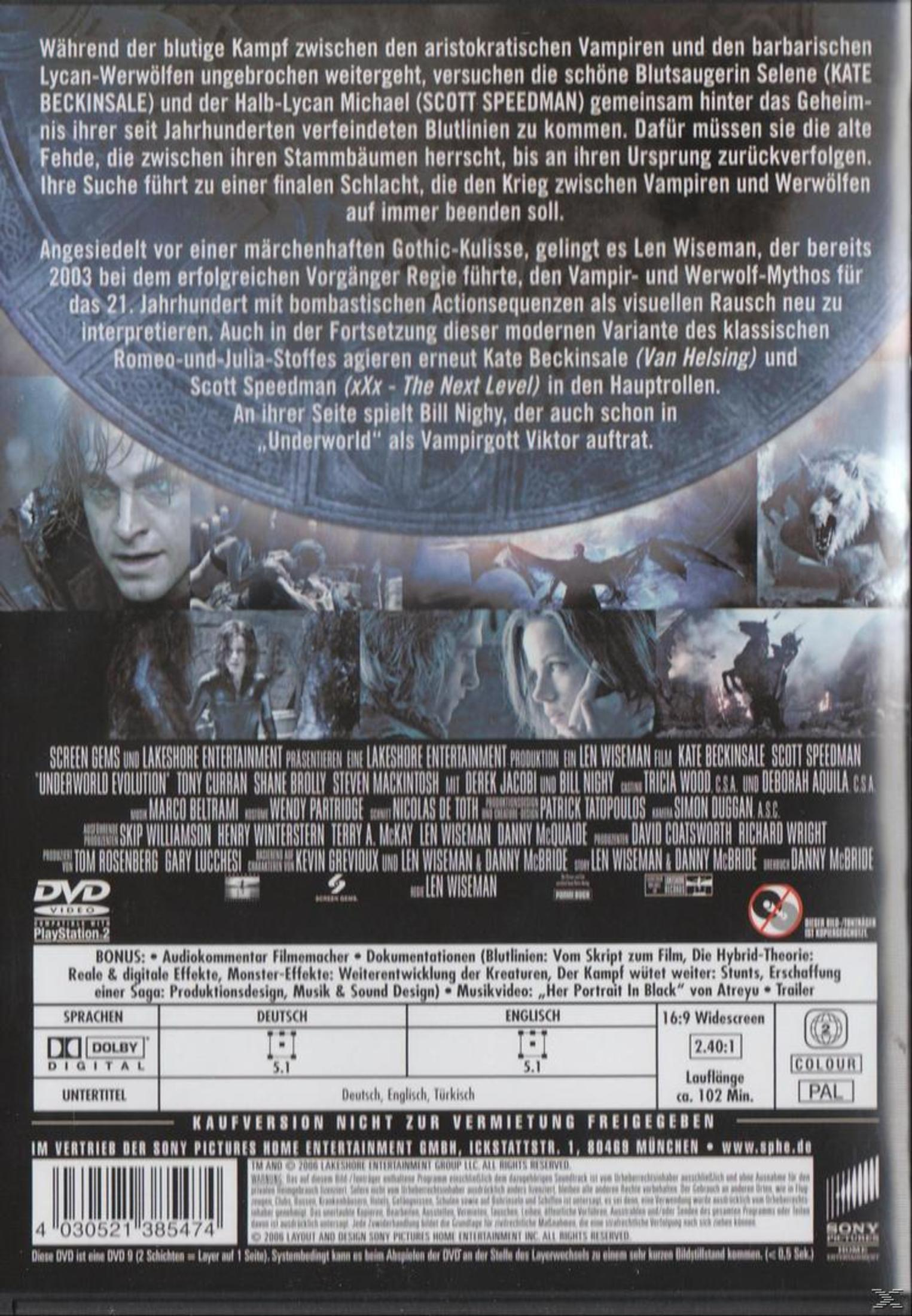 Underworld: Evolution (DVD) DVD