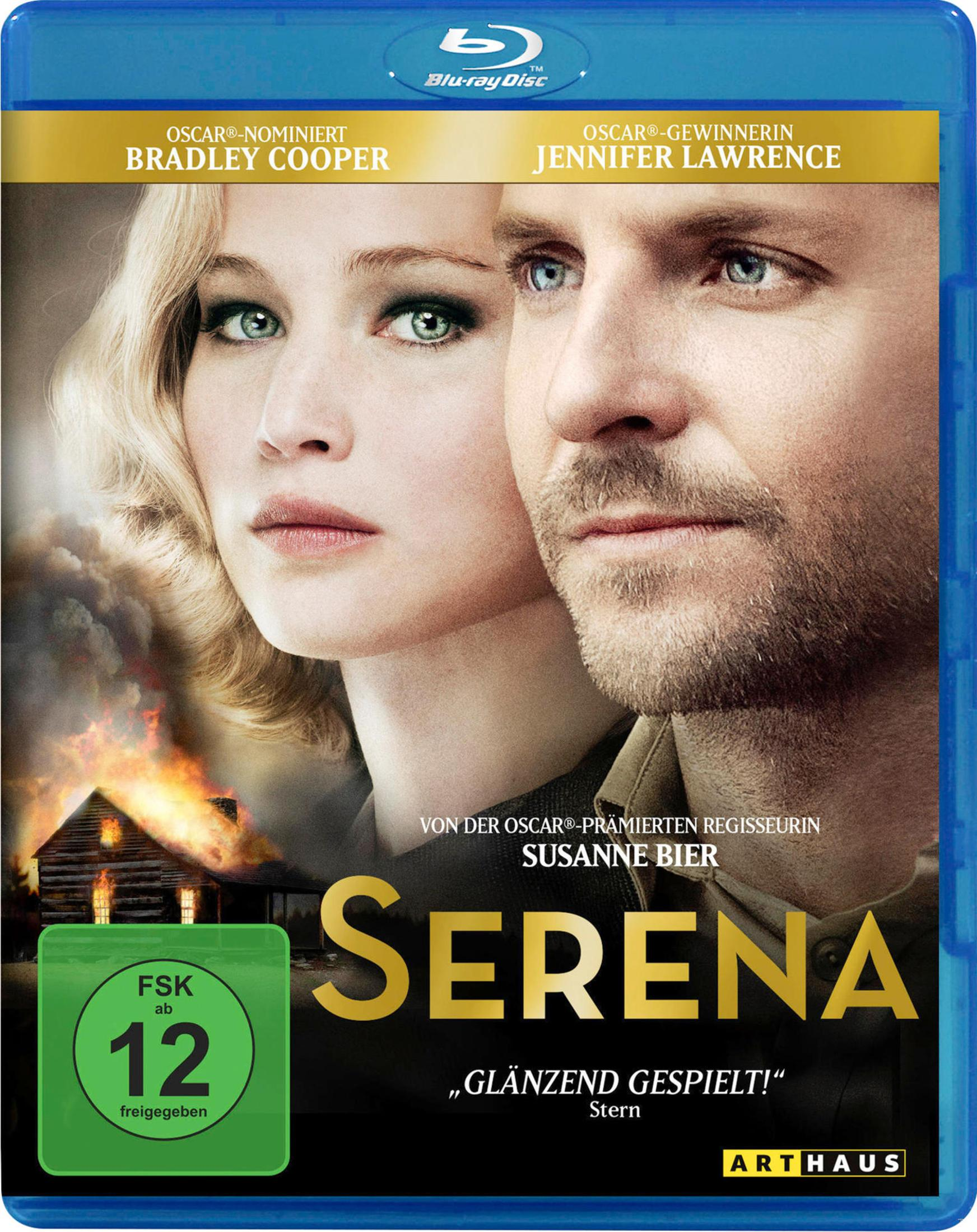 Couverture Blu-ray : Bradley Cooper & Jennifer Lawrence devant une maison en feu. FSK 12.